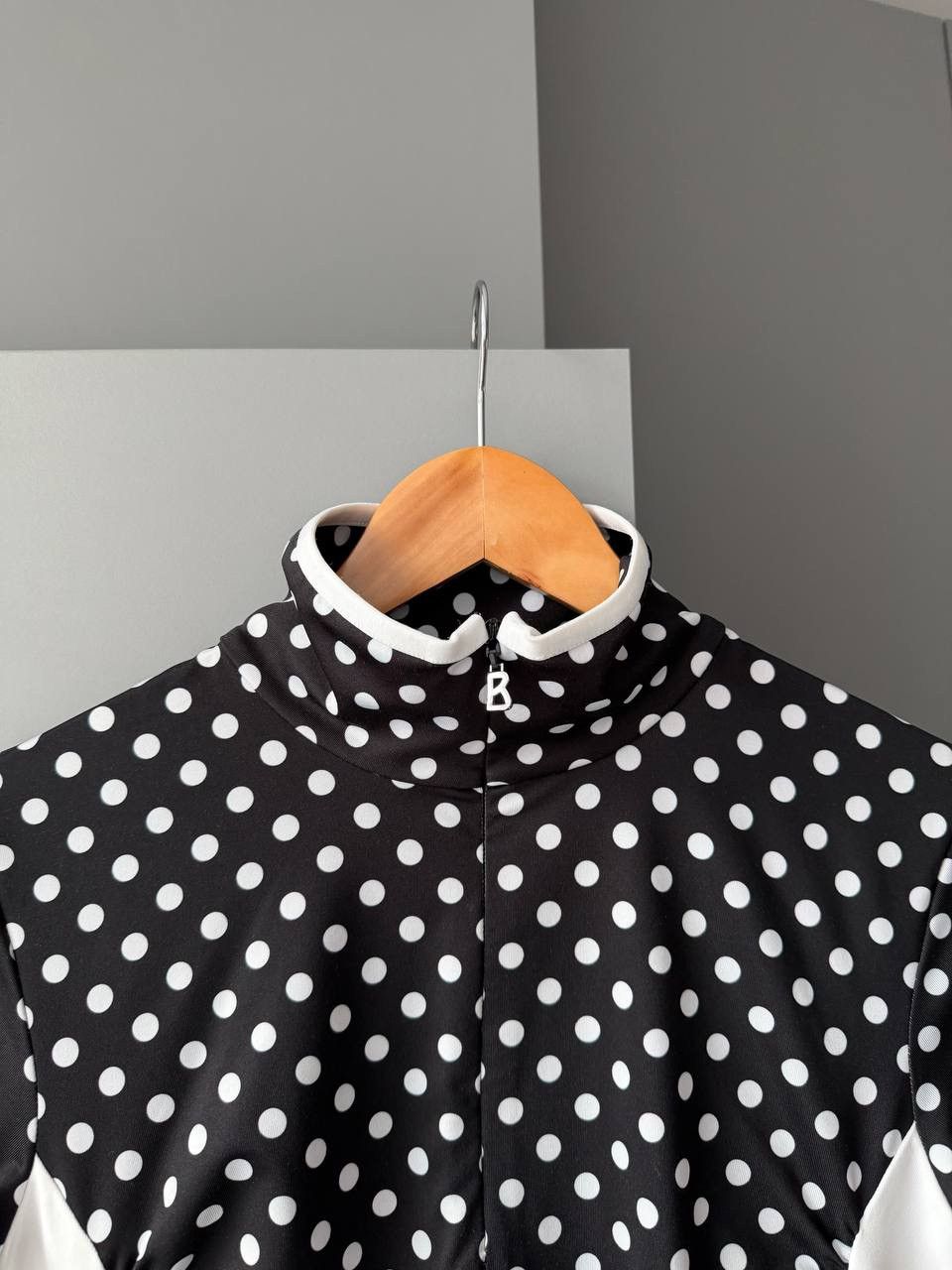 Bogner Bogner Polka Dot Fleece 1/3 Zip Pullover Sweatshirt Size S / US 4 / IT 40 - 2 Thumbnail