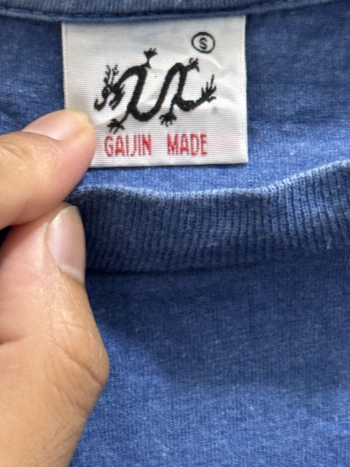 Designer × Japanese Brand BLUE WASHED DENIM KAIHARA KOJIMA GENES EMBROIDERY SHIRT Size US S / EU 44-46 / 1 - 5 Thumbnail