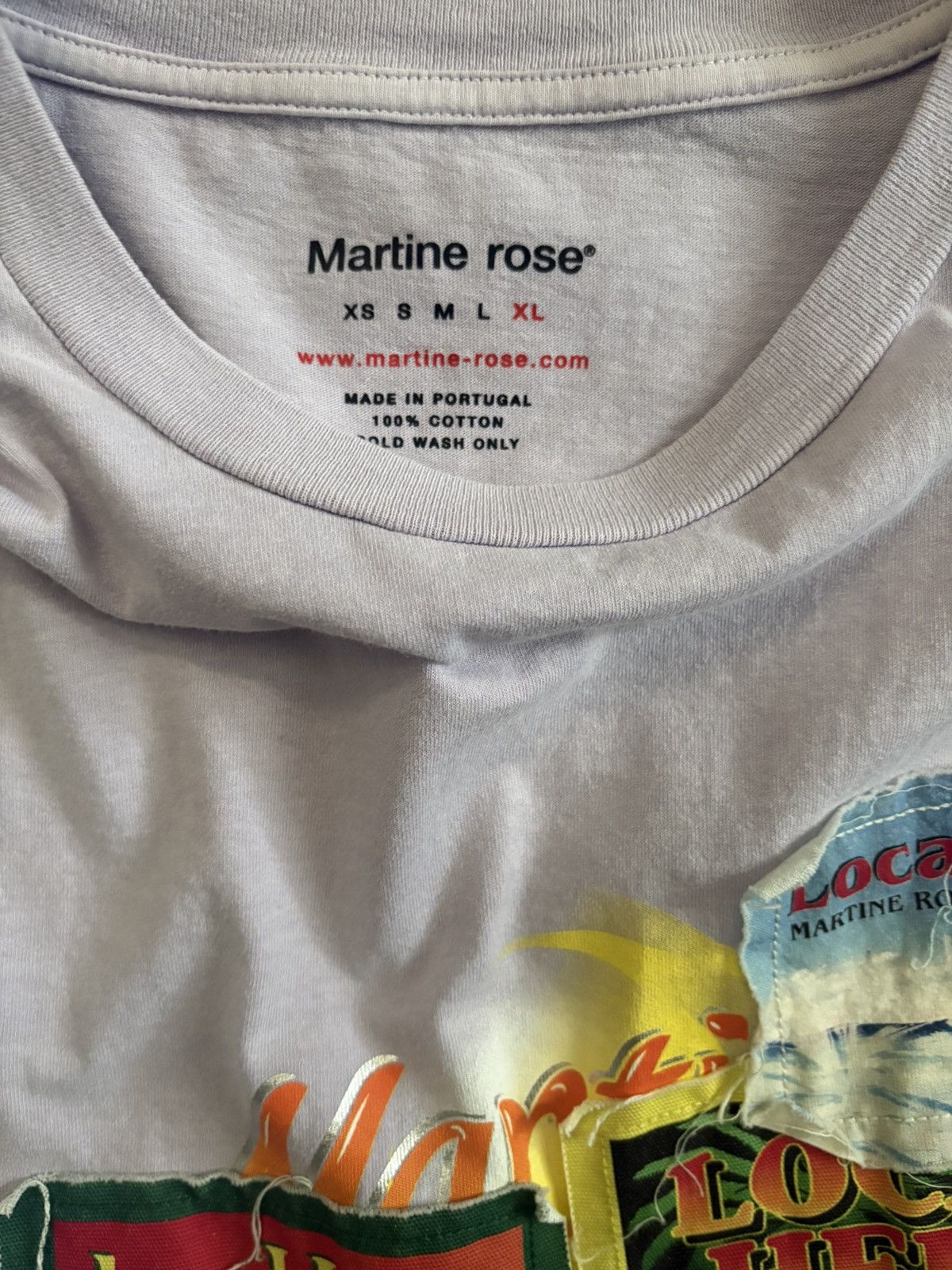 Martine Rose Martine Rose-Local Hero S/S Tee Size US XL / EU 56 / 4 - 3 Thumbnail