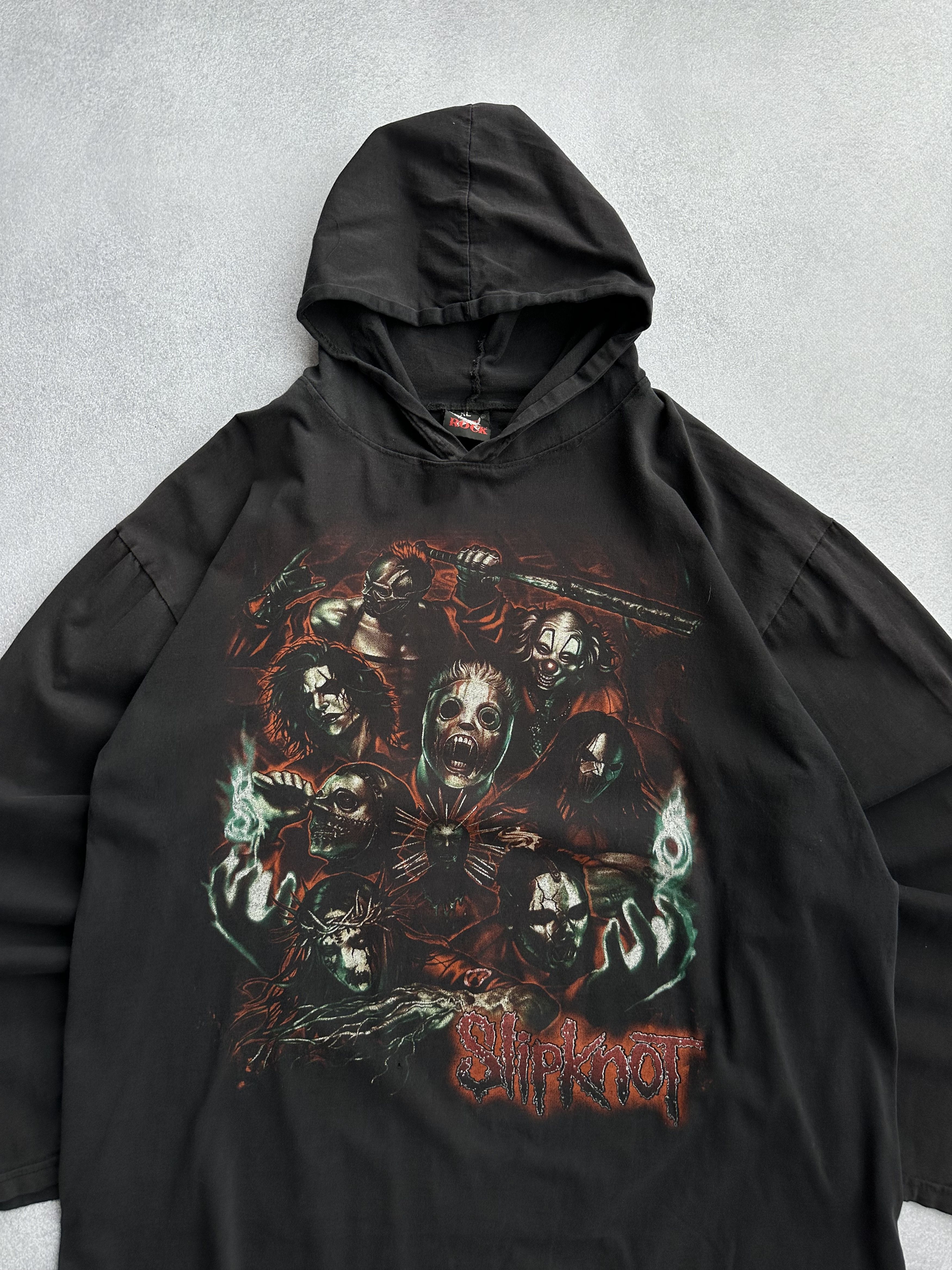 Band Tees × Vintage Vintage Slipknot Rock Band Light Hoodie Size US XL / EU 56 / 4 - 2 Thumbnail