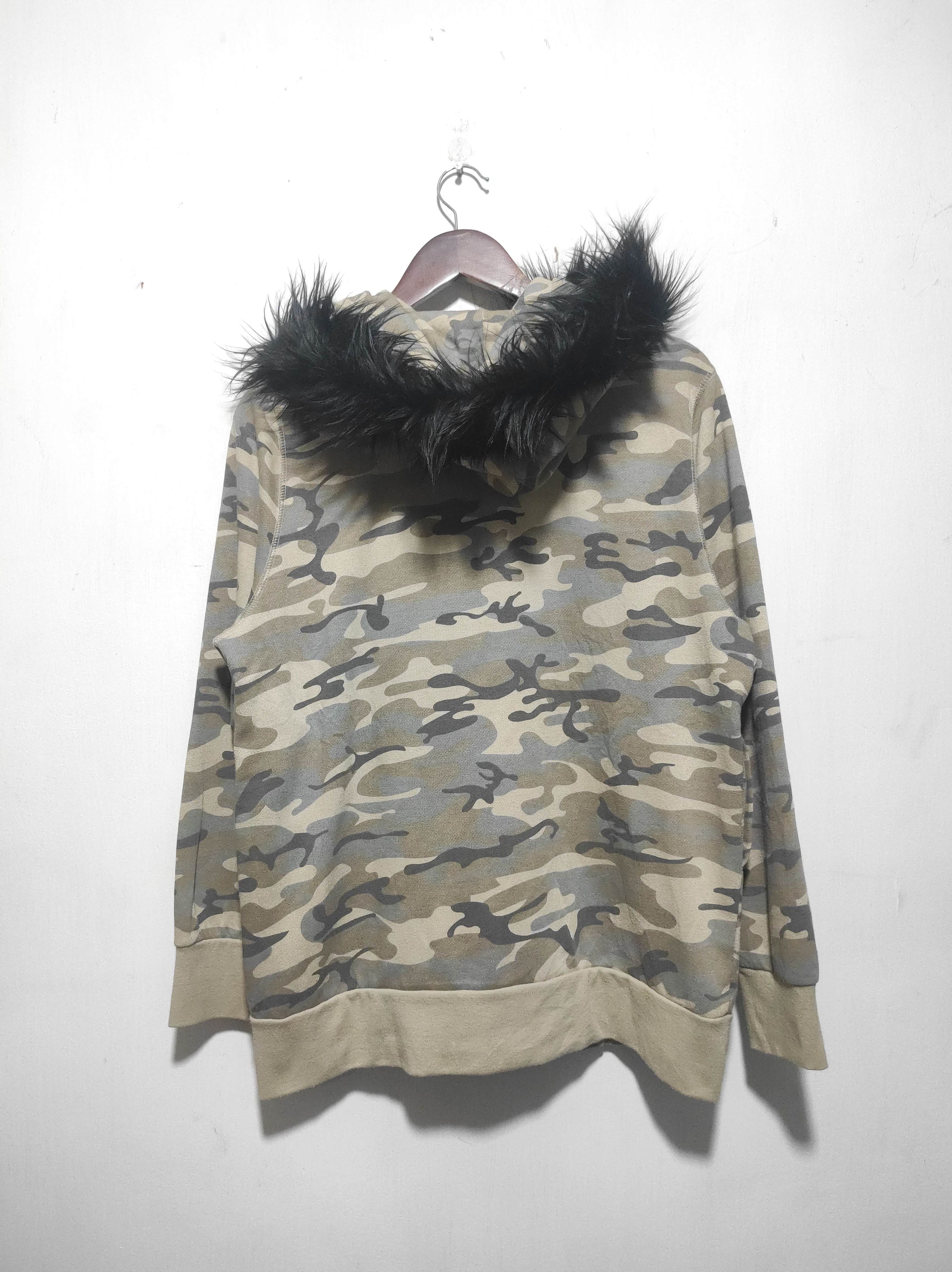 If Six Was Nine N, Camo Asymetrical Fur Zipper Hoodie Size US L / EU 52-54 / 3 - 15 Thumbnail
