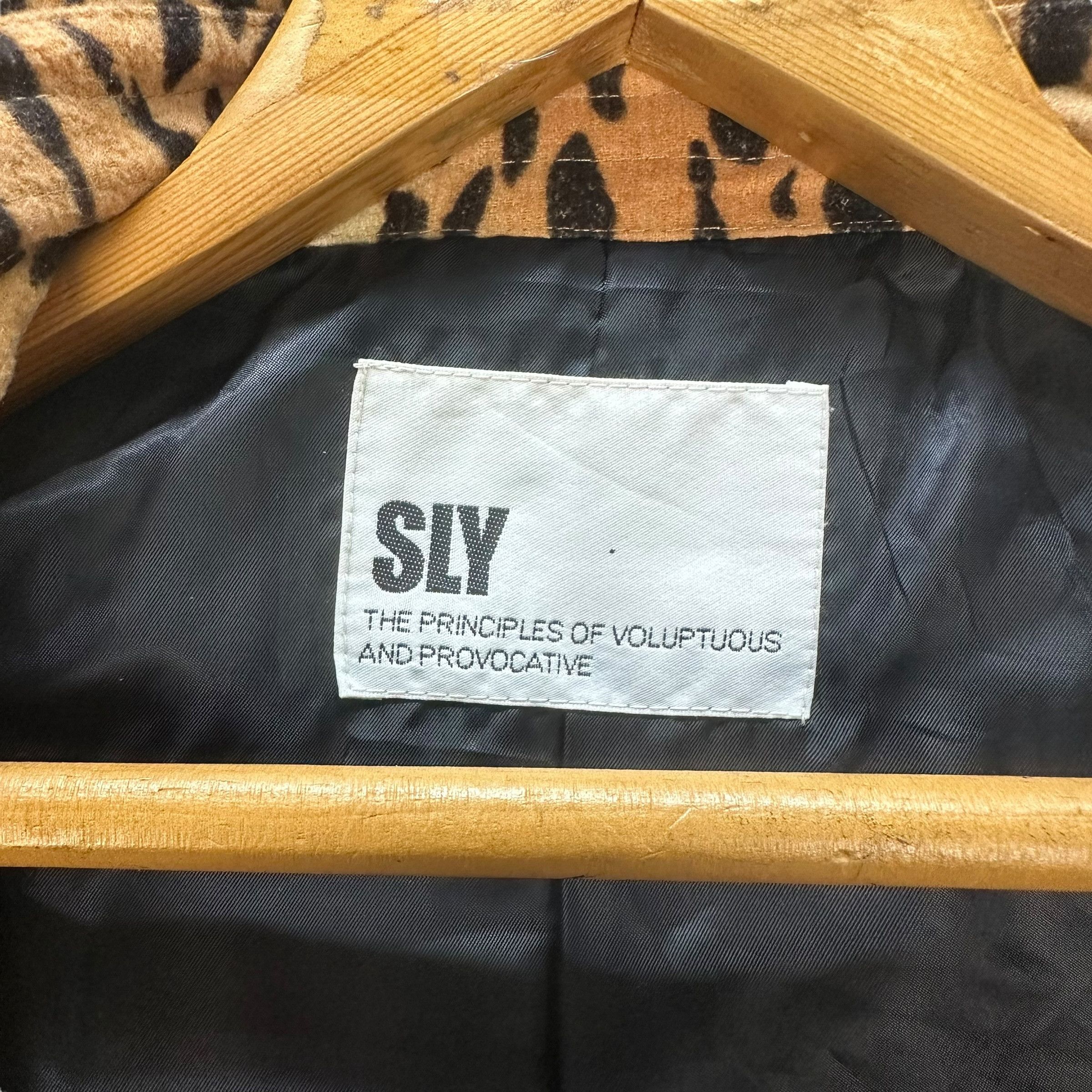 SLY SLY CHEETAH DOUBLE BREASTED COAT #8687-021 Size S / US 4 / IT 40 - 9 Thumbnail