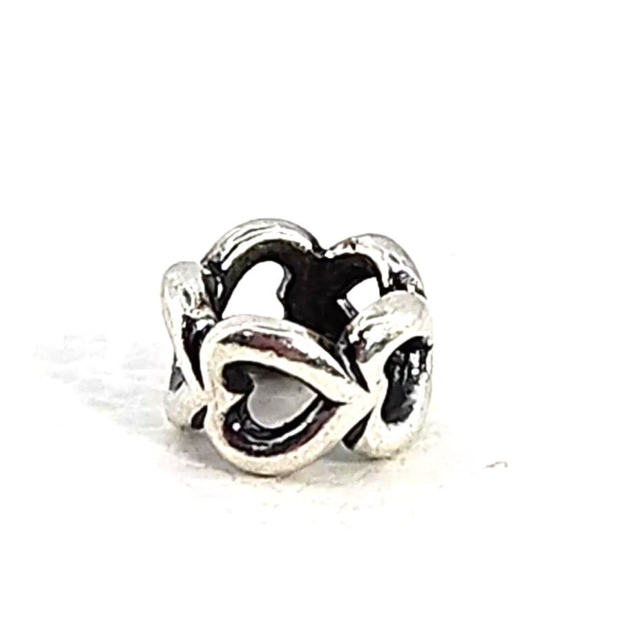 pandora PANDORA Retired Sterling Silver Open Heart Spacer - 790454 Size ONE SIZE - 3 Thumbnail