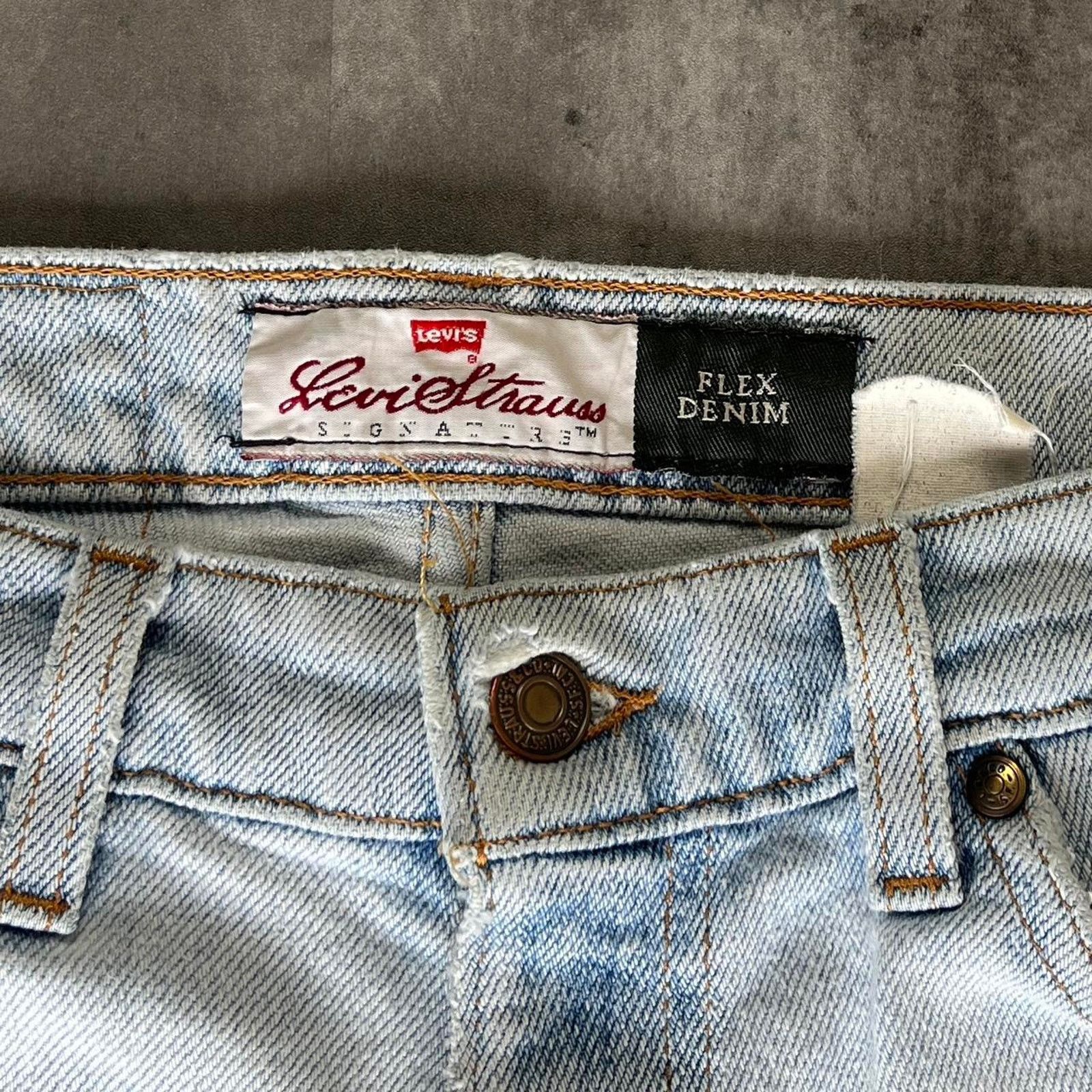 Levi's Vintage Y2K Levi’s Flex Denim Essential Light Wash Jeans Size US 34 / EU 50 - 4 Thumbnail