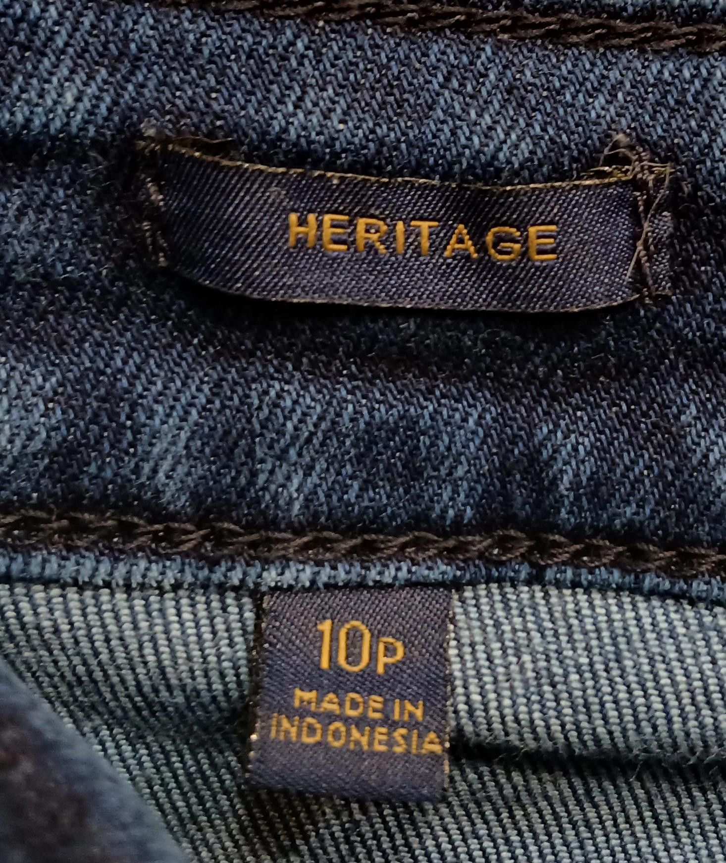 Designer Talbots Heritage Dark Wash Jeans - Petite Size 10P Size 32" / US 10 / IT 46 - 3 Thumbnail
