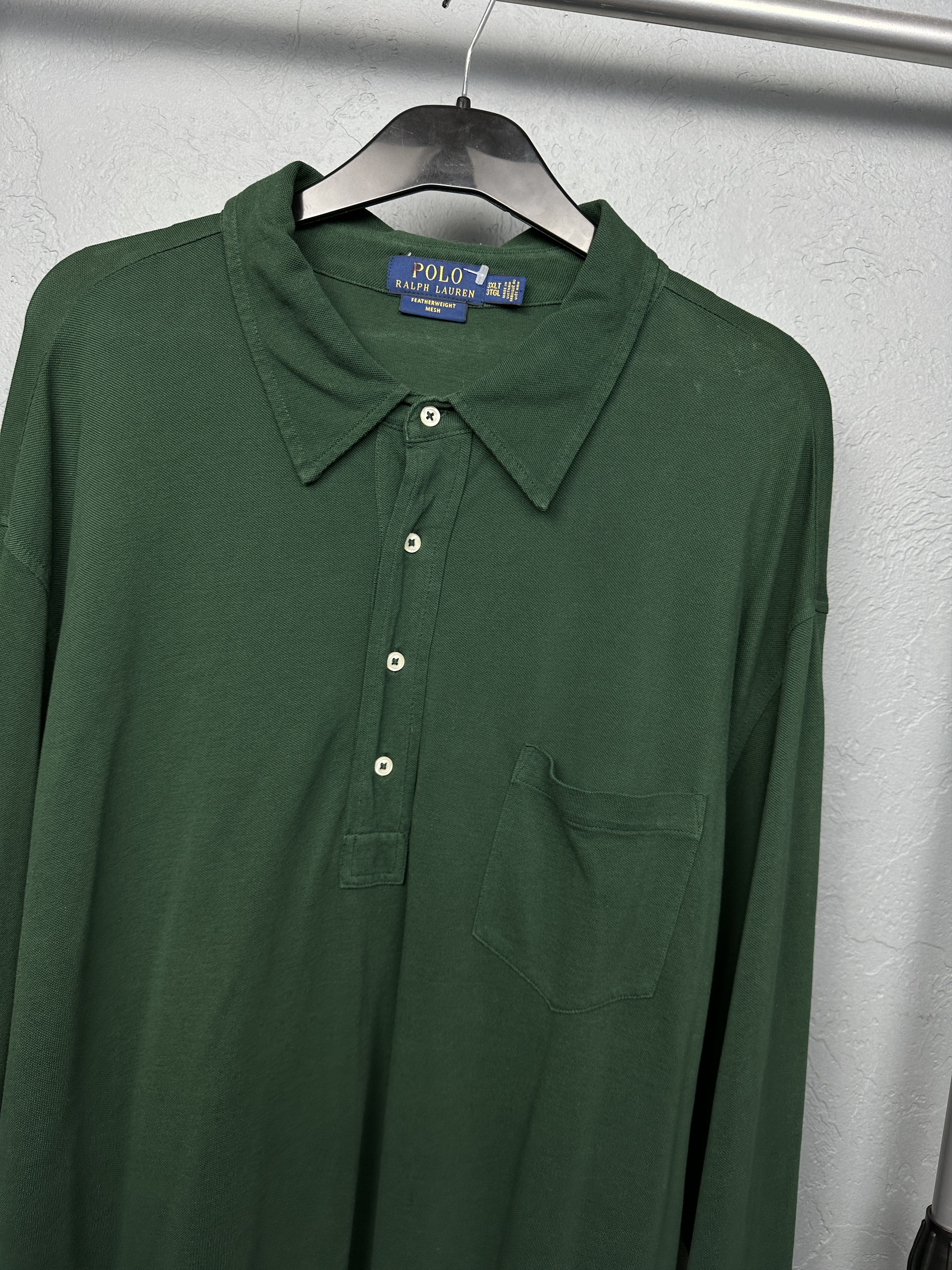 Polo Ralph Lauren Polo Ralph Lauren Mens Featherweight Mesh Knit Shirt Size US XXL / EU 58 / 5 - 2 Thumbnail