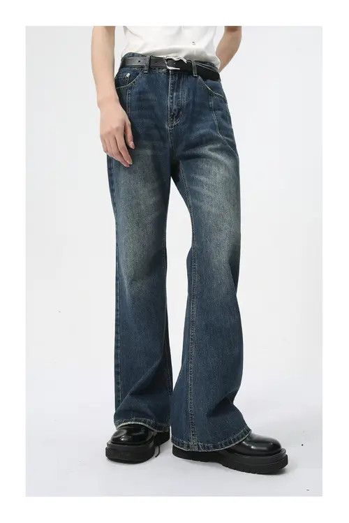VIBE Vintage distressed washed bootcut jeans Size US 32 / EU 48 - 3 Thumbnail