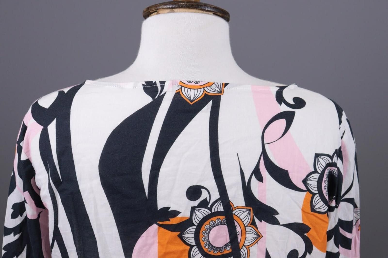 Designer Emily Van Den Bergh White Floral Blouse Shirt Size 36 Size M / US 6-8 / IT 42-44 - 11 Thumbnail