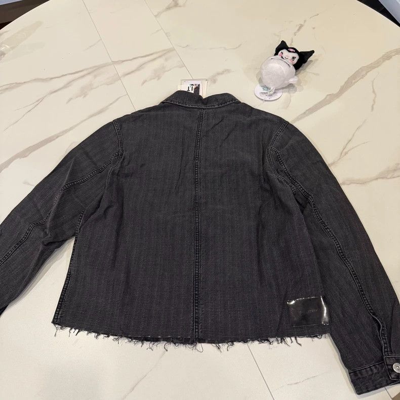 Our Legacy Our Legacy size48 Water-washed striped denim jacket Size US M / EU 48-50 / 2 - 3 Thumbnail