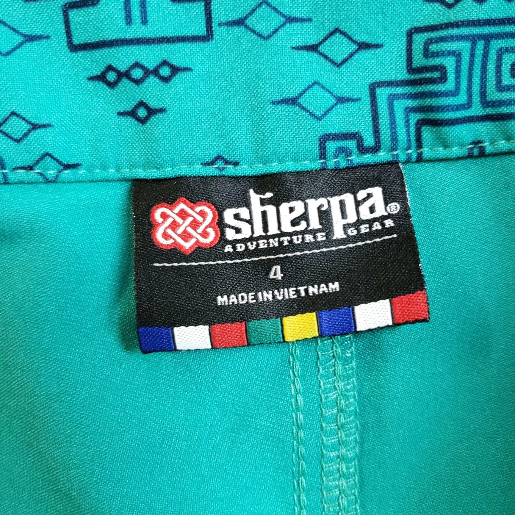 Vintage Sherpa Adventure Gear Womens Pants Sz 4 Blue Teal Low Rise Casual 29 Inseam Womens Size 27" / US 4 / IT 40 - 6 Thumbnail
