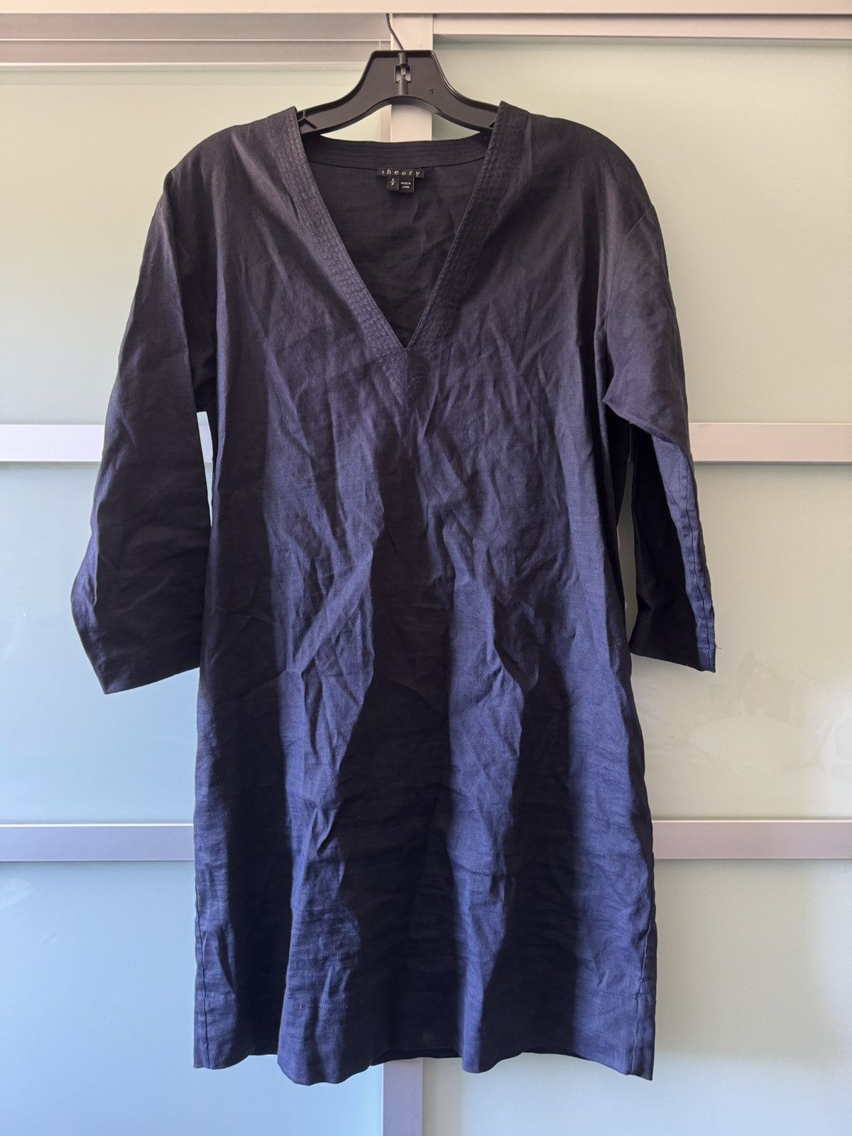 Theory Theory Navy Blue Dress Size S / US 4 / IT 40 - 1 Thumbnail