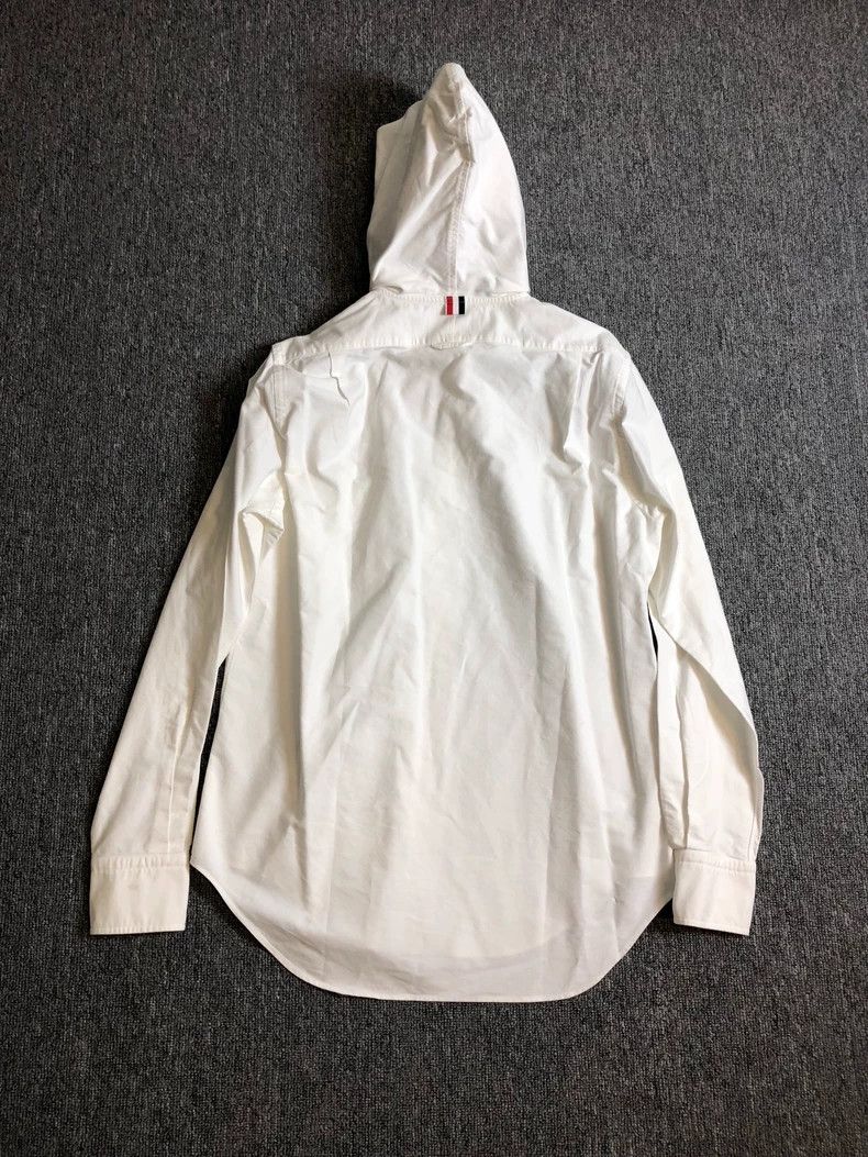 Thom Browne Thom Browne Zippered shirt, hooded jacket 2503-Nextarrow Size US L / EU 52-54 / 3 - 5 Thumbnail