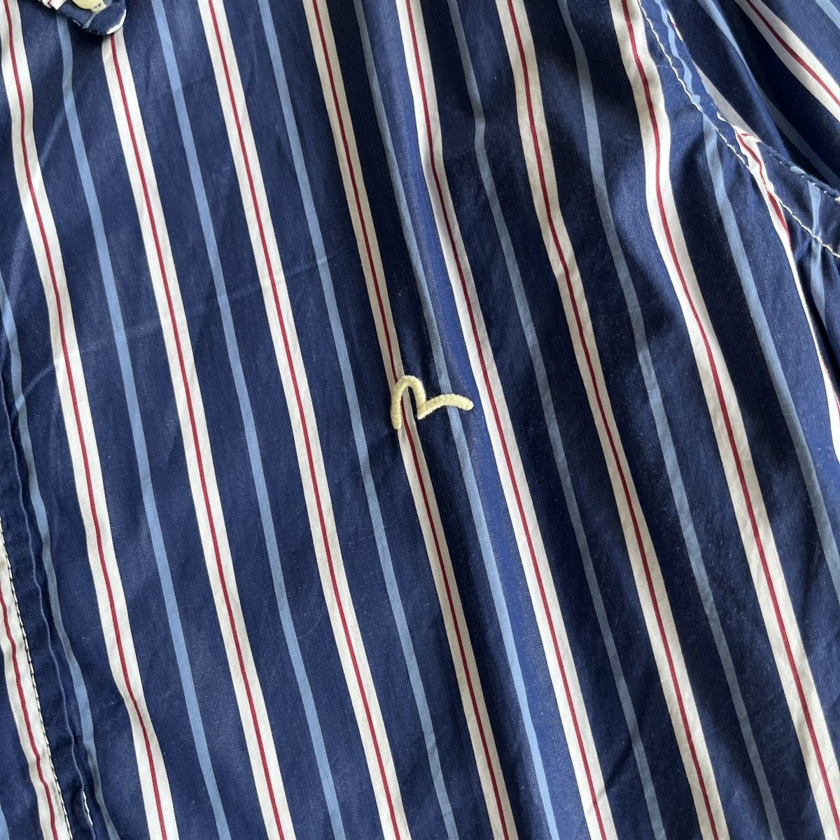Evisu Evisu Yamane Academy Striped Shirt Size US XL / EU 56 / 4 - 3 Thumbnail