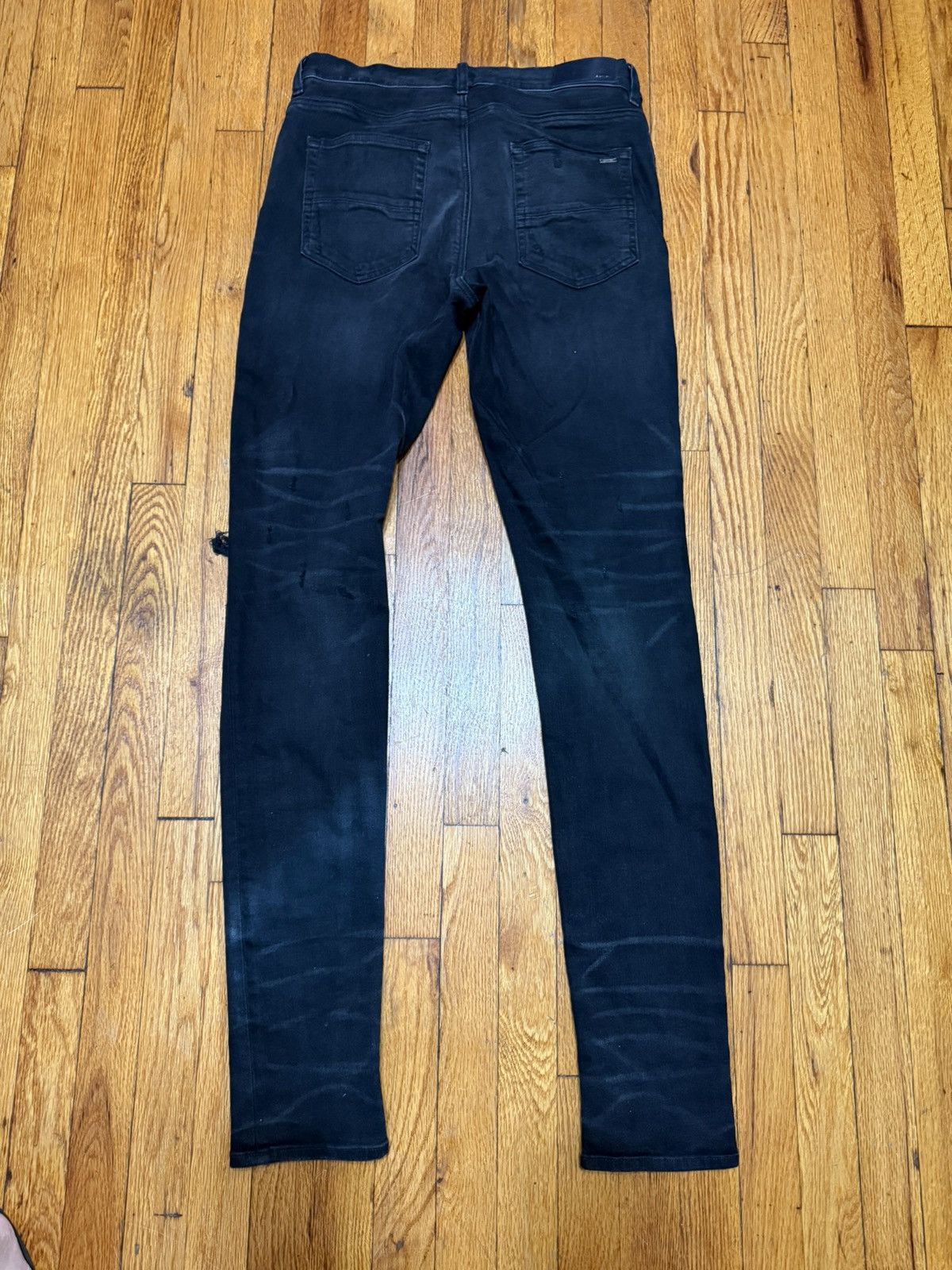 Amiri Amiri Mx1 Japanese Denim Black Size 33 Size US 33 - 4 Thumbnail