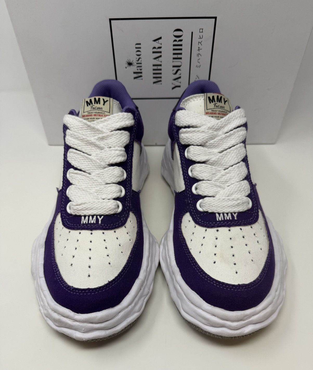 Maison MIHARA YASUHIRO Maison Mihara Yasuhiro Wayne OG Sole Sneaker Purple/White Size US 8 / EU 41 - 2 Thumbnail
