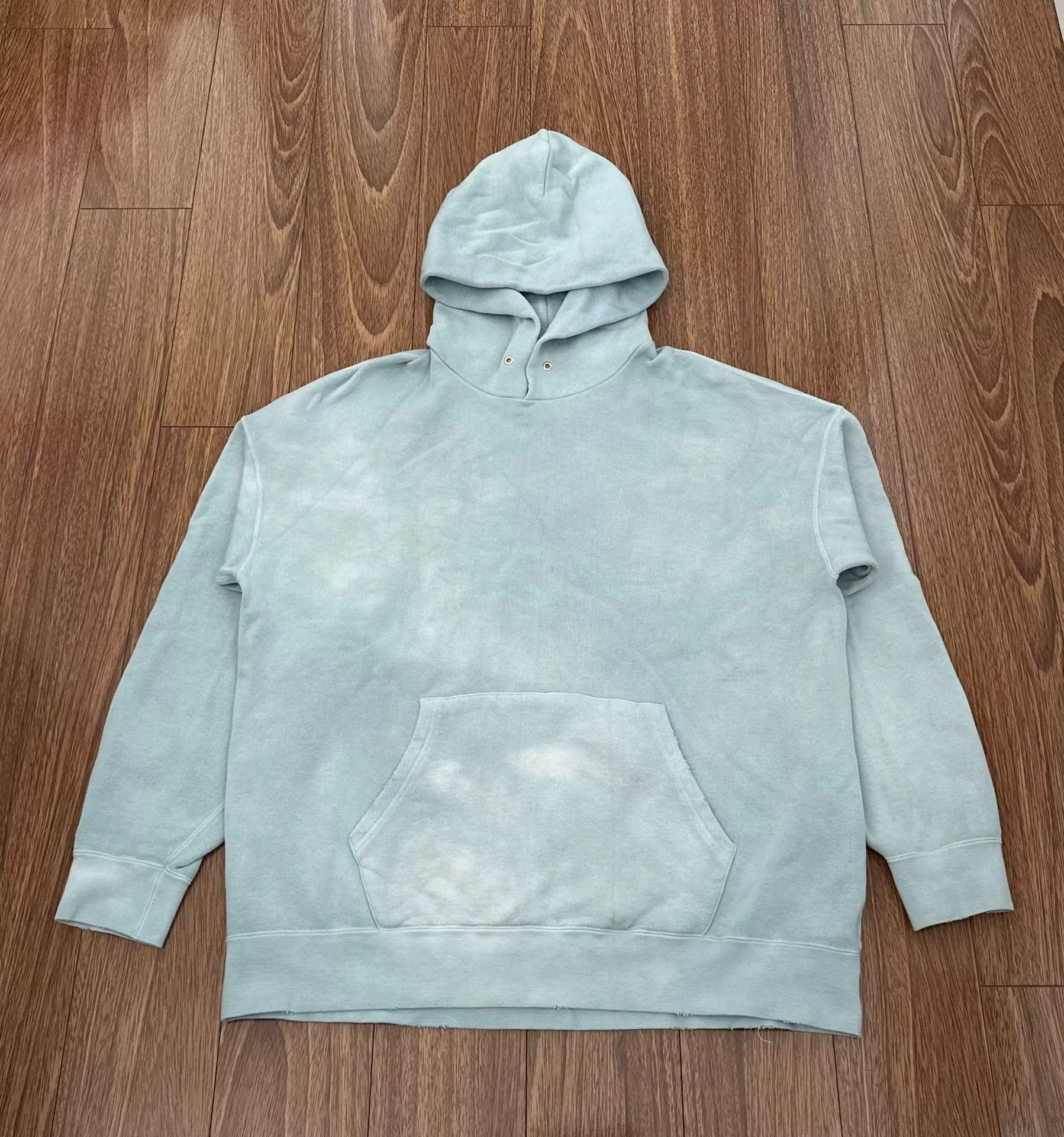 Visvim visvim jumbo hoodie uneven dye blue Size US M / EU 48-50 / 2 - 1 Thumbnail