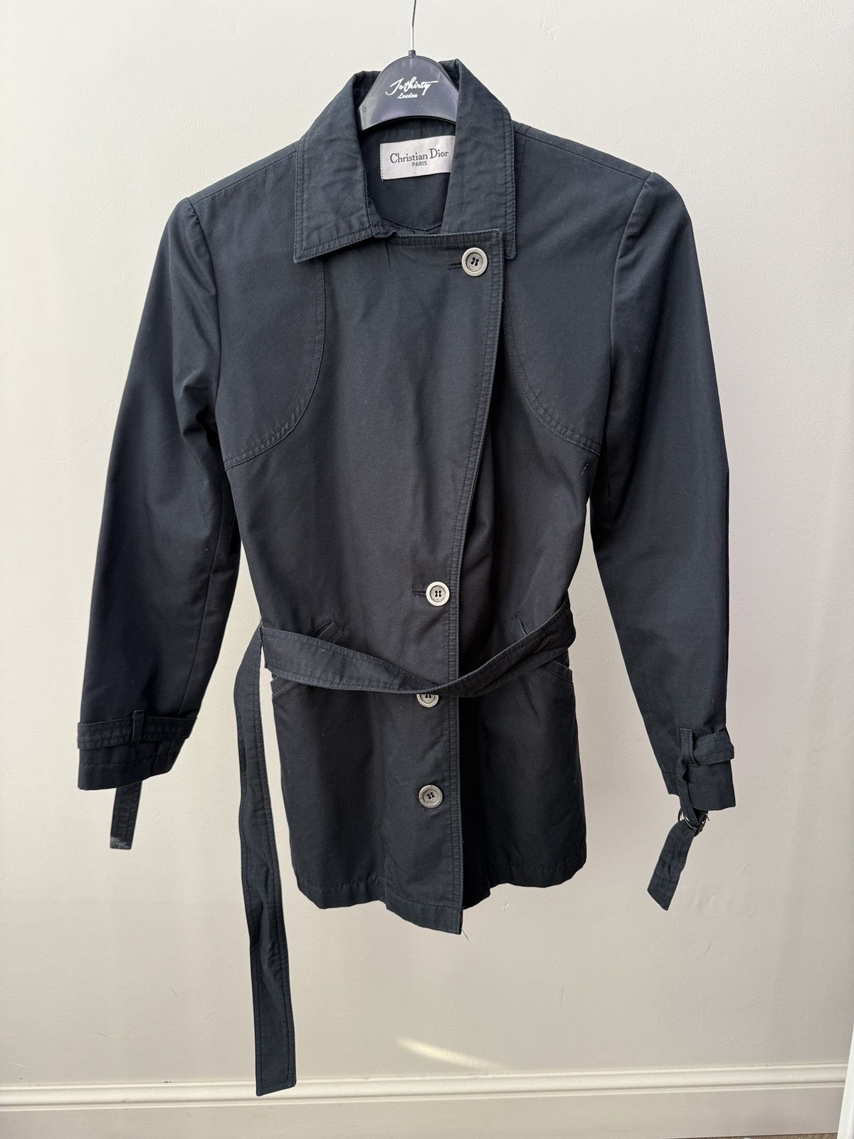 Dior Christian Dior Paris Vintage Trench Coat Belted Size M / US 6-8 / IT 42-44 - 2 Thumbnail