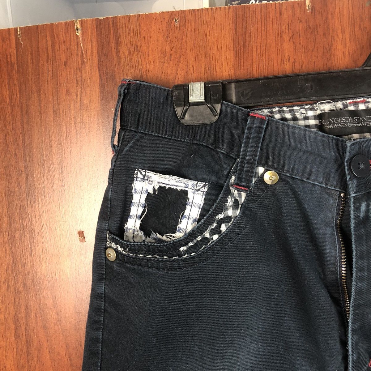 Japanese Brand × Seditionaries × Vintage Grangesta Standard punk ripped Dark Blue Pants #7476 Size 30" / US 8 / IT 44 - 4 Thumbnail