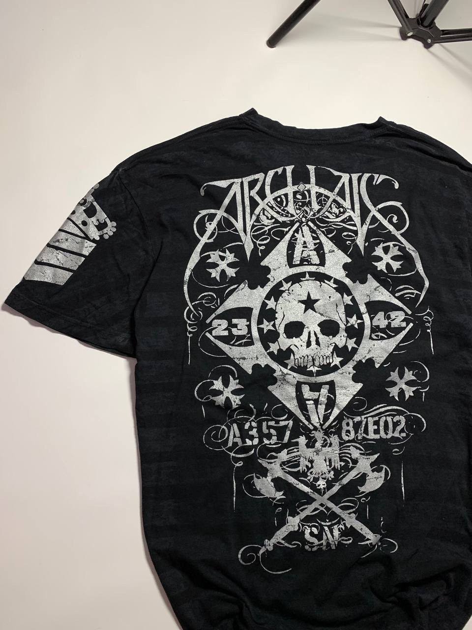 Affliction × Ed Hardy × Tapout Y2K Archaic by Affliction Graphic Rare T-shirt size xl Size US XL / EU 56 / 4 - 2 Thumbnail