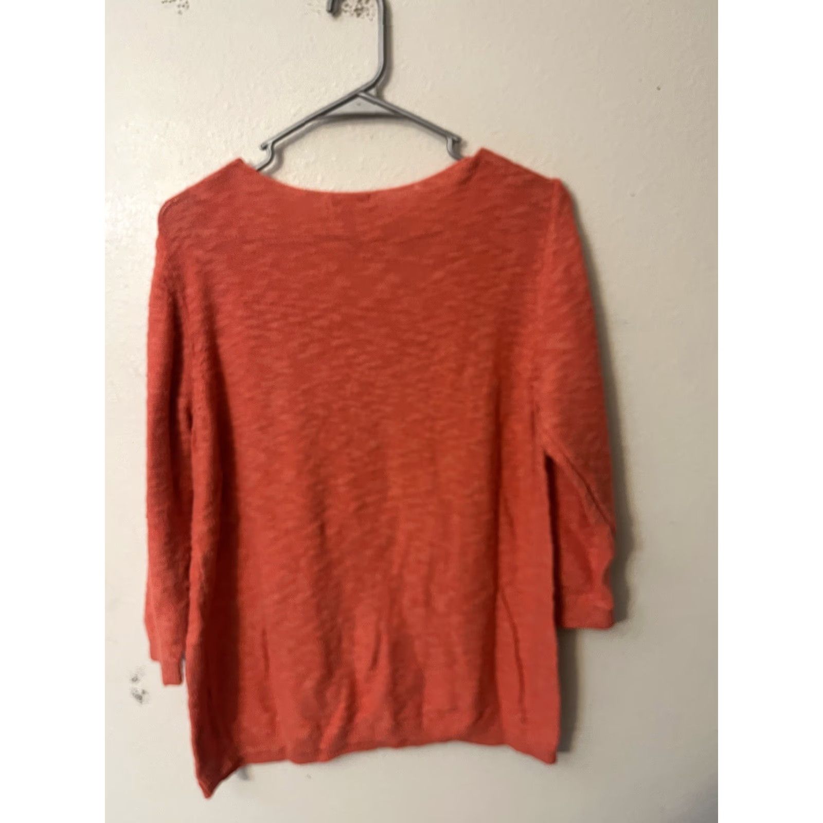 Old Navy Old Navy Orange Knit Sweater Women’s Long Sleeve Size XL Pullover Casual Solid 3/4 Sleeve Regular Knit Size XL / US 12-14 / IT 48-50 - 2 Thumbnail