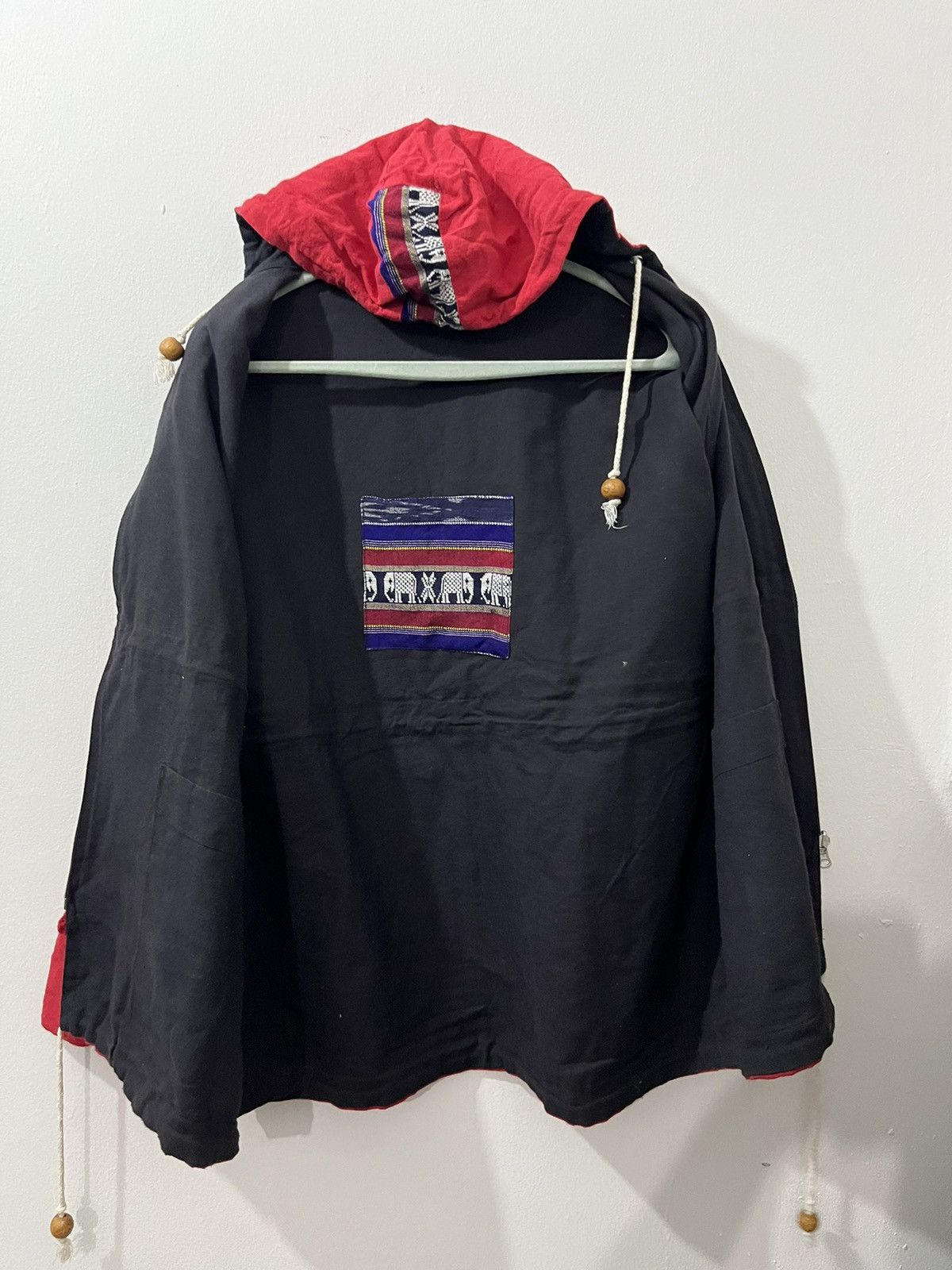 Beauty Beast 💥VINTAGE 80s THAI TRADITION Inspired REVERSIBLE JACKET Size US XL / EU 56 / 4 - 8 Thumbnail