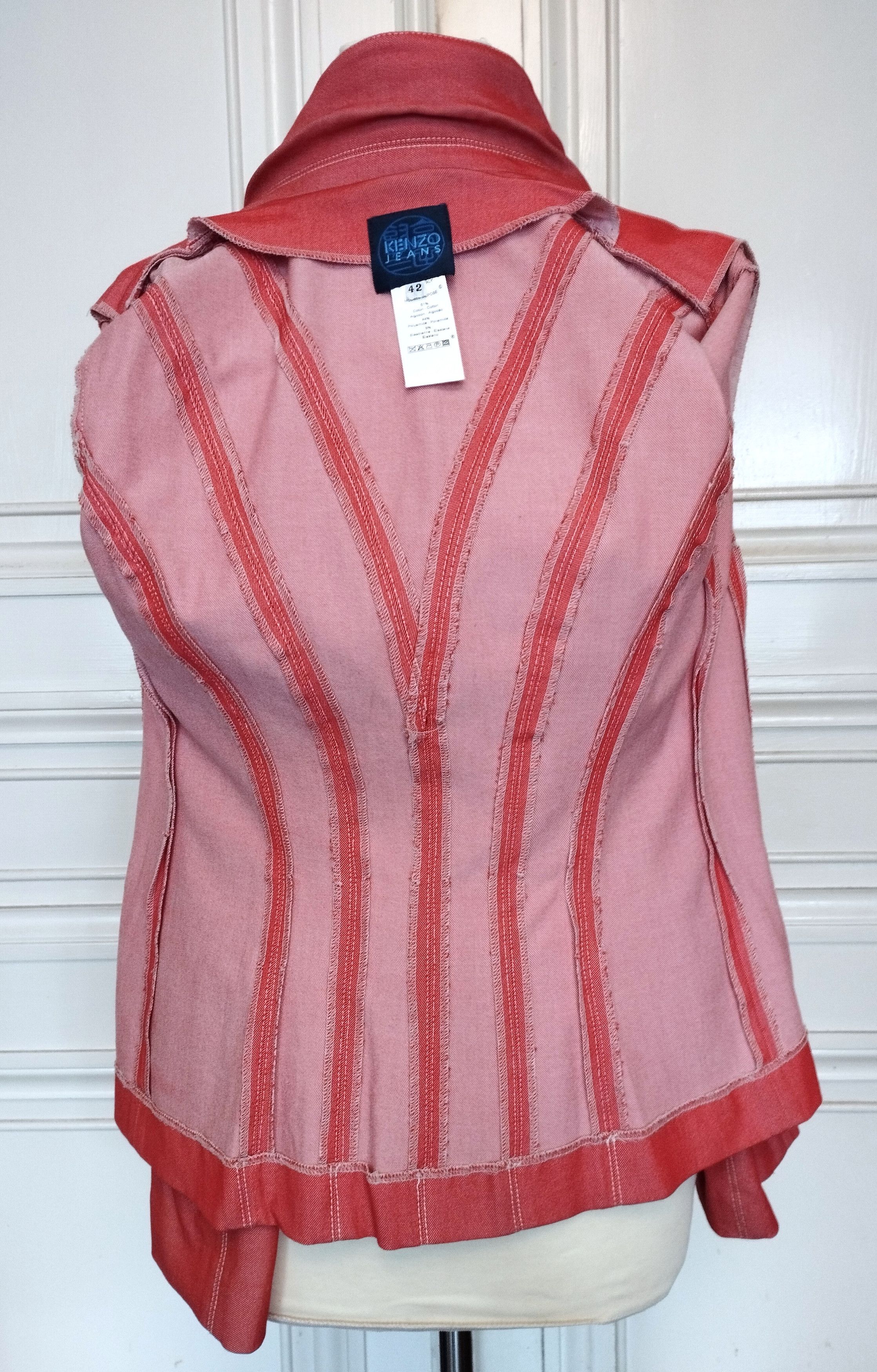 Kenzo Kenzo Veste Structures Souple Emerisé TXL Size XL / US 12-14 / IT 48-50 - 6 Thumbnail