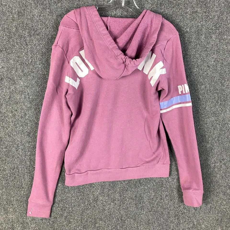 Victoria's Secret Victoria's Secret PINK Hoodie Women's Medium 1/4 Zip Cotton Size M / US 6-8 / IT 42-44 - 8 Thumbnail