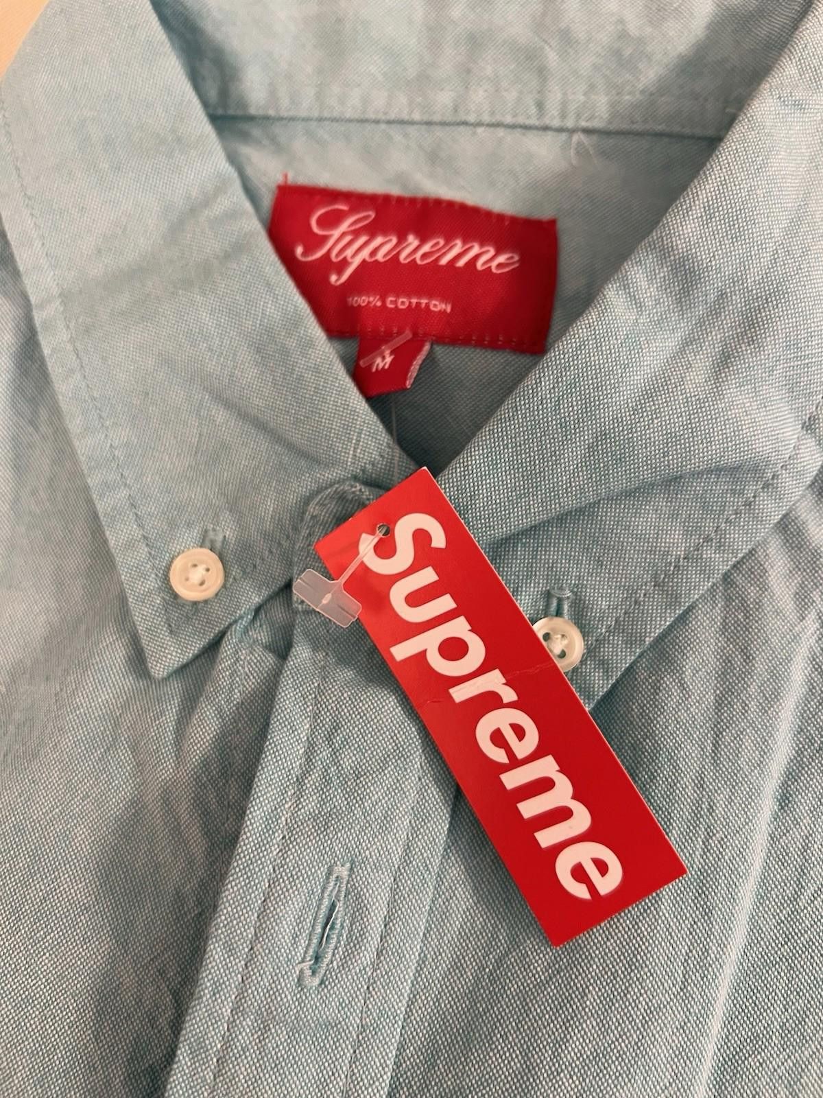 Supreme SS12 SUPREME S/S OXFORD SHIRT SEA FORM M 2012 Size US M / EU 48-50 / 2 - 11 Thumbnail