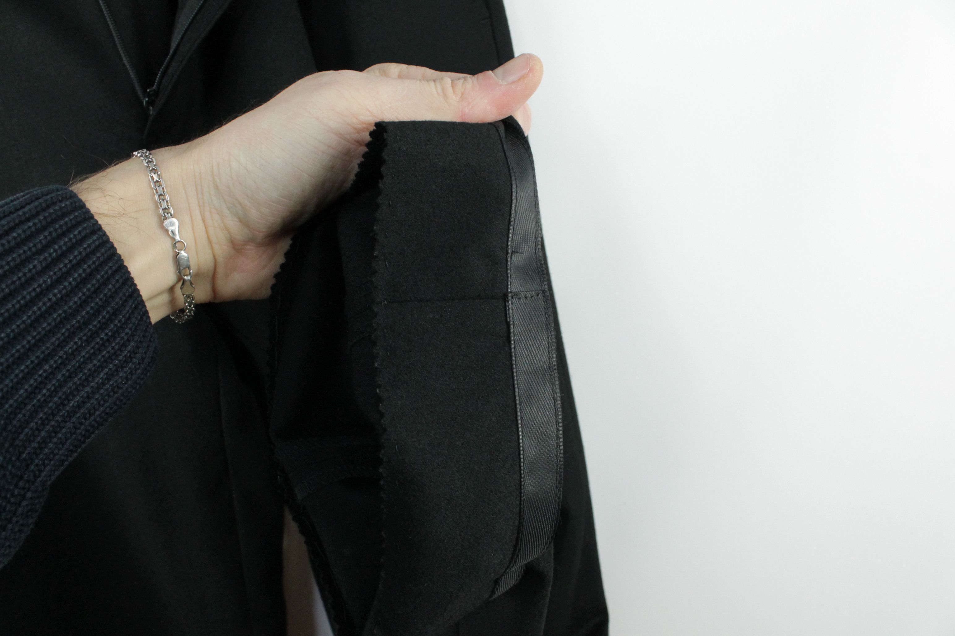 Designer × Gianfranco Ferre × Vintage Vintage Gianfranco Ferre Studio Plated Black Wool Pants Size US 36 / EU 52 - 4 Thumbnail