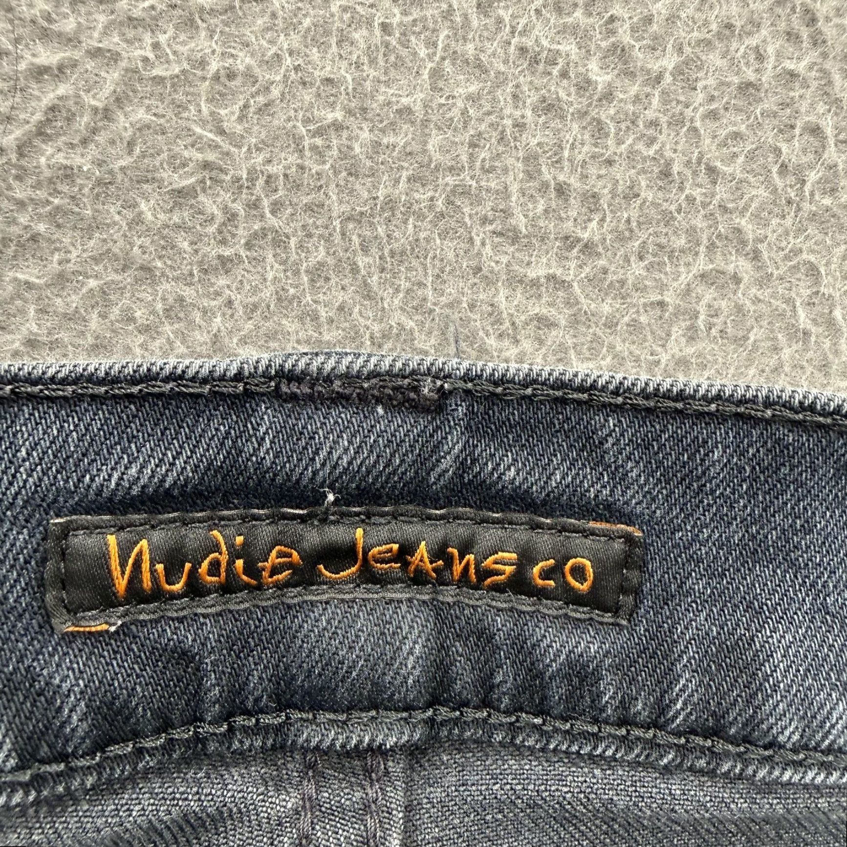 Nudie Jeans Nudie Jeans Co Thin Finn Jeans Mens 32x34 Gray Medium Wash Slim Denim Stretch Zip Fly Pockets Size US 32 / EU 48 - 3 Thumbnail