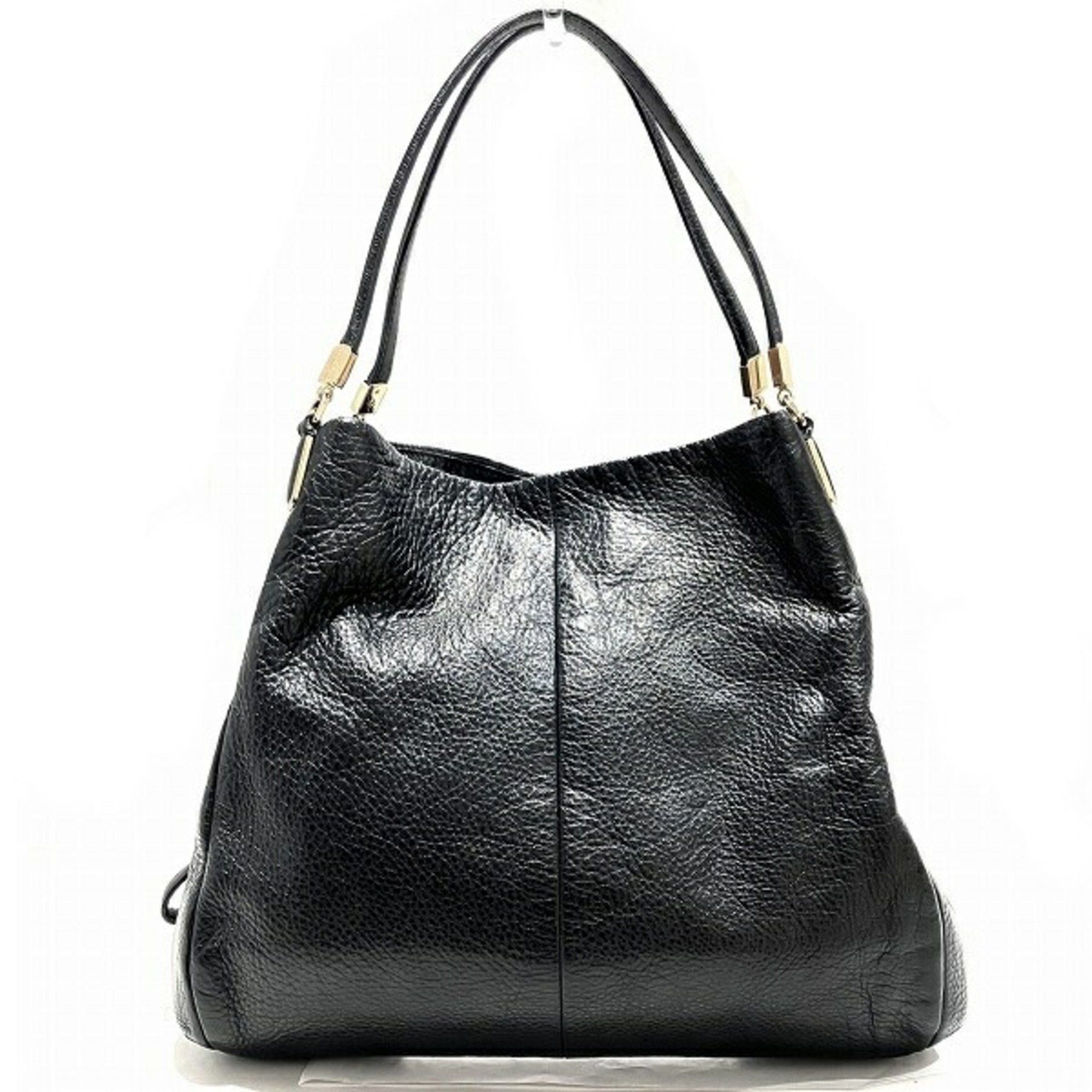 image of Coach Small Phoebe 26221 Madison Leather Bag Tote Women's in Black