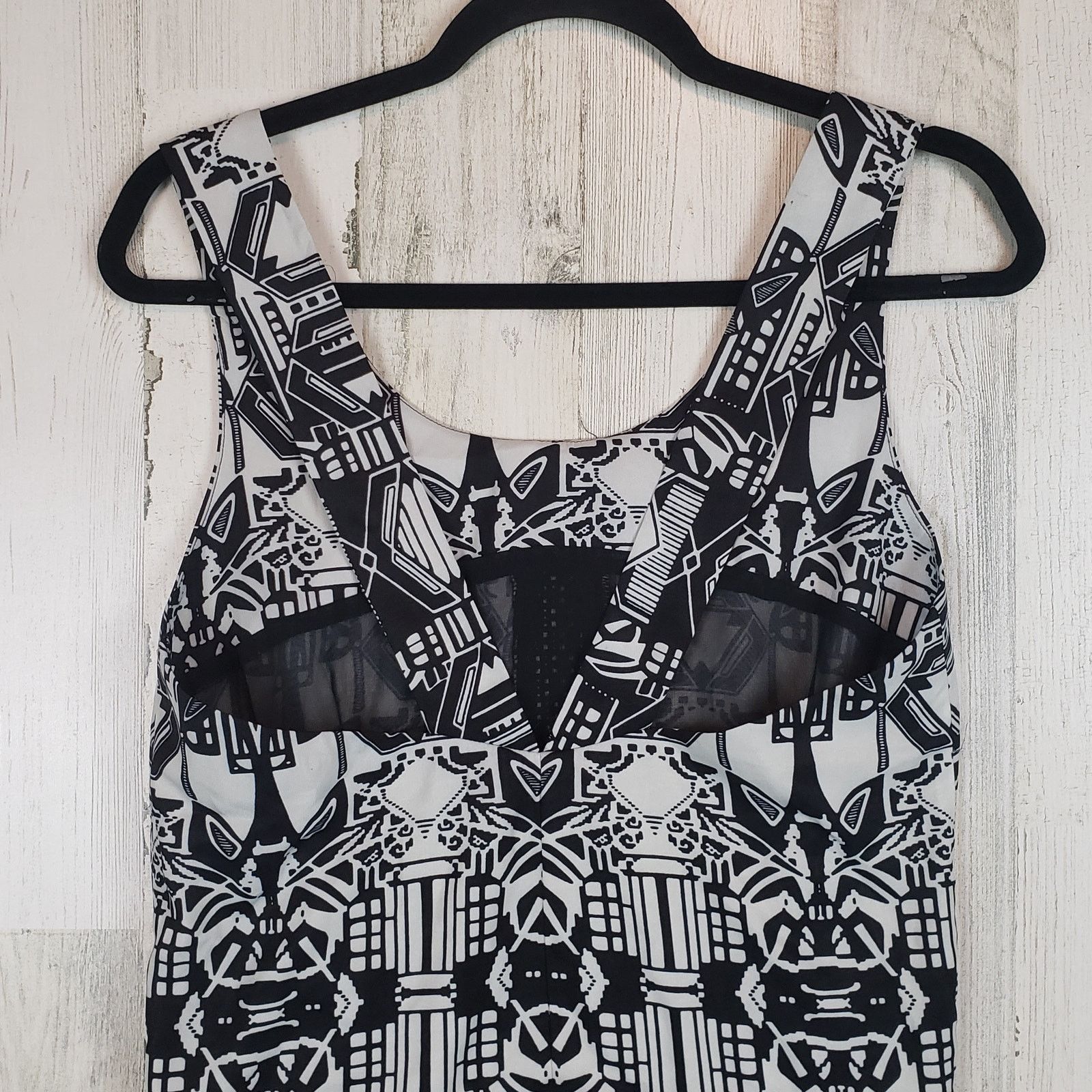 Other NWOT Color Block Faux-Leather Mini Sleeveless Dress Medium Size M / US 6-8 / IT 42-44 - 9 Thumbnail