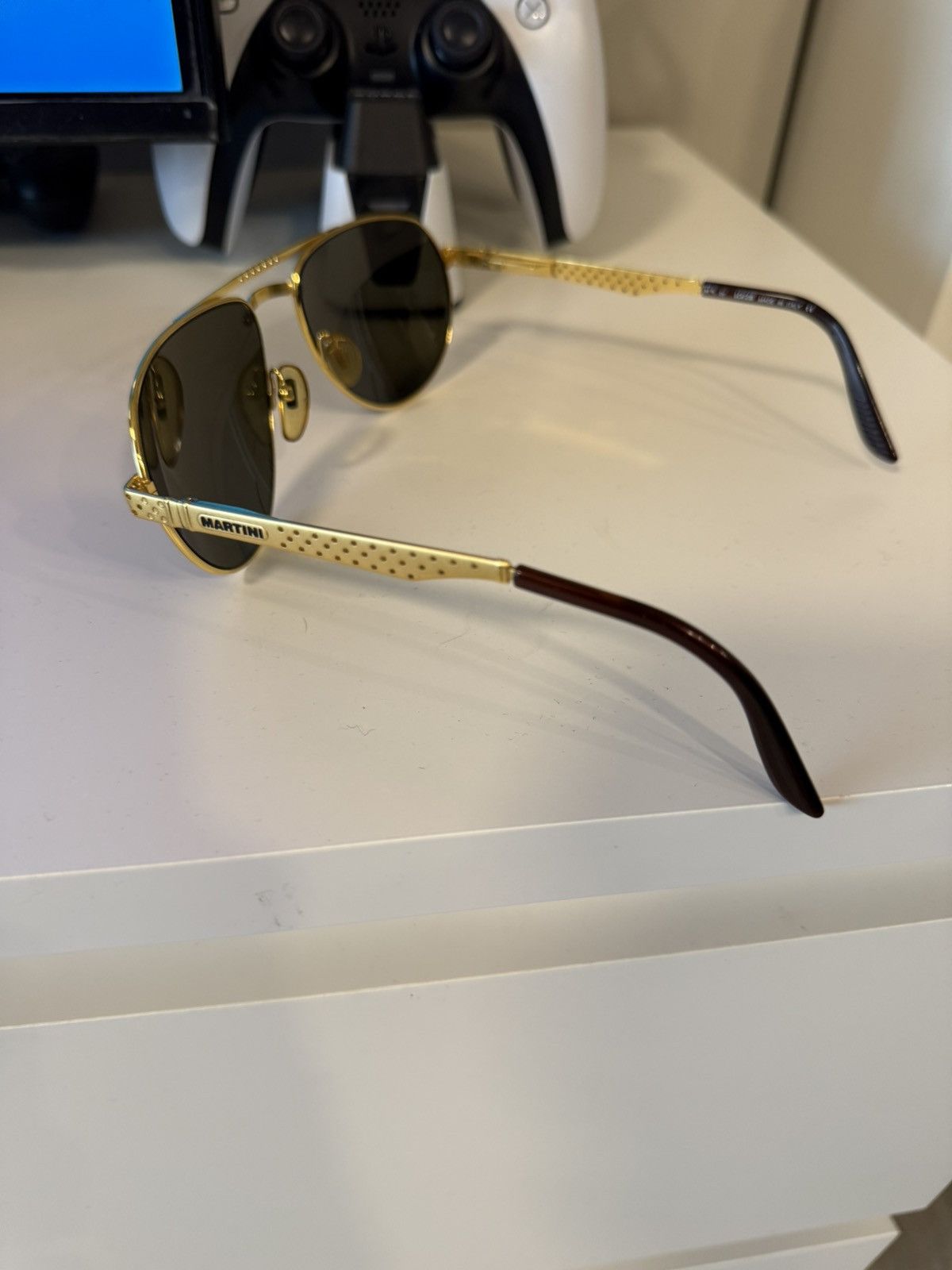 Lozza Vintage LOZZA Martini Racing Aviator Sunglasses Mod MS41 Size ONE SIZE - 7 Thumbnail