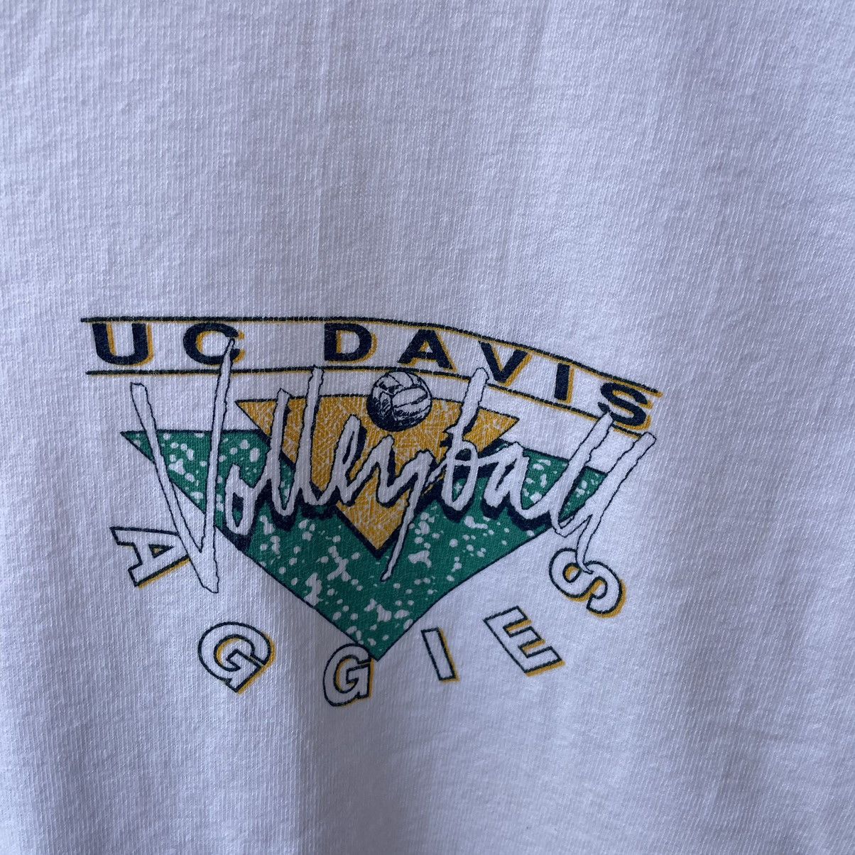 Vintage 🔥Vintage 90s UC Davis Aggies Volley Ball Sportswear Tee Size US M / EU 48-50 / 2 - 4 Thumbnail