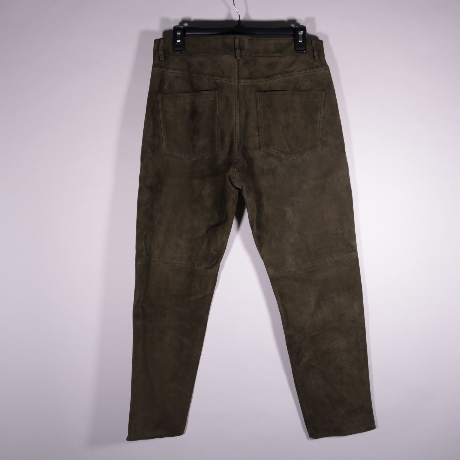 Brunello Cucinelli AJMONE Suede Nubuck Leather Pants Size 44 Brand New Size US 28 / EU 44 - 5 Thumbnail