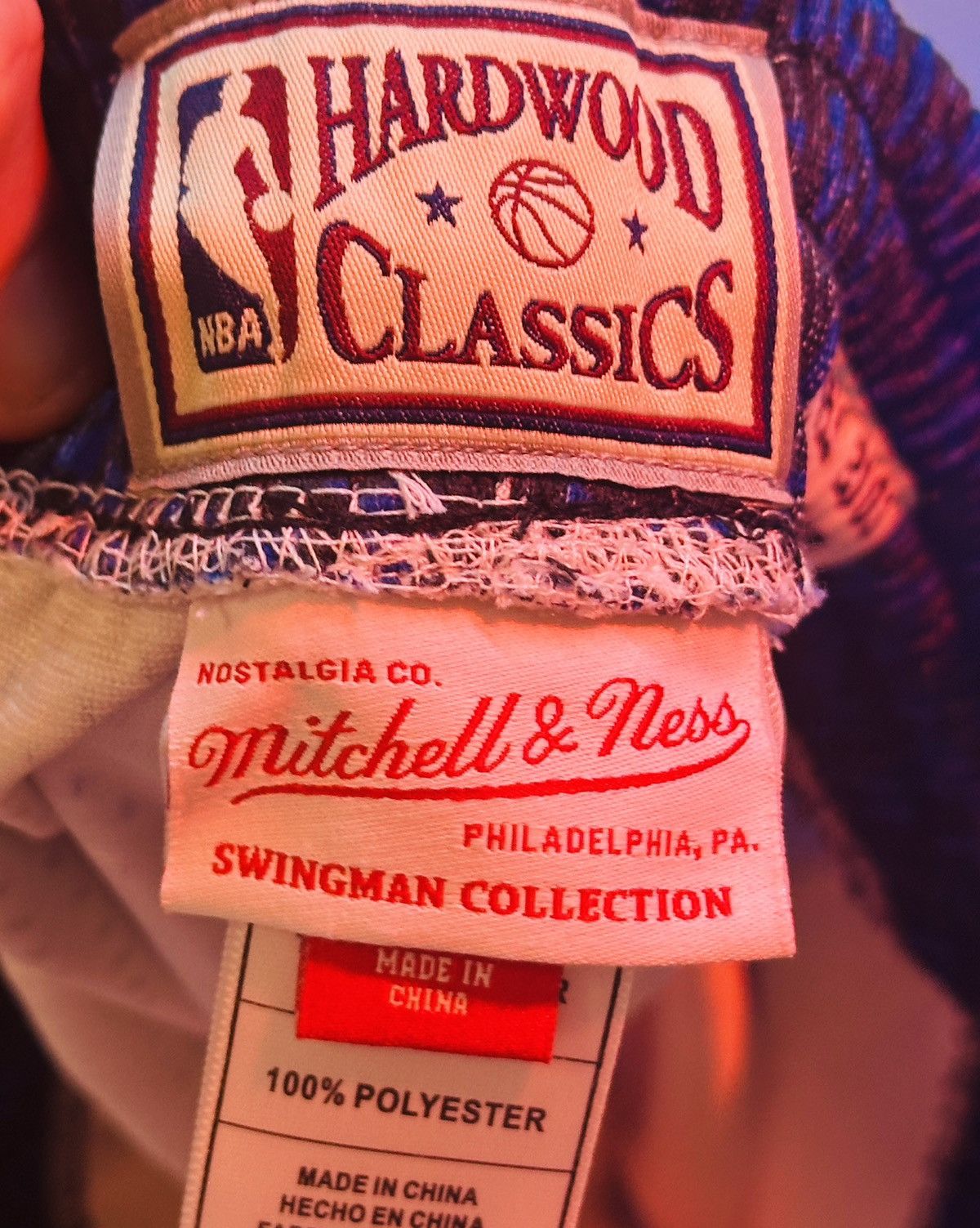 Nike Mitchell & Ness Swingman Shorts All-Star East 2003 Size US 34 / EU 50 - 10 Thumbnail