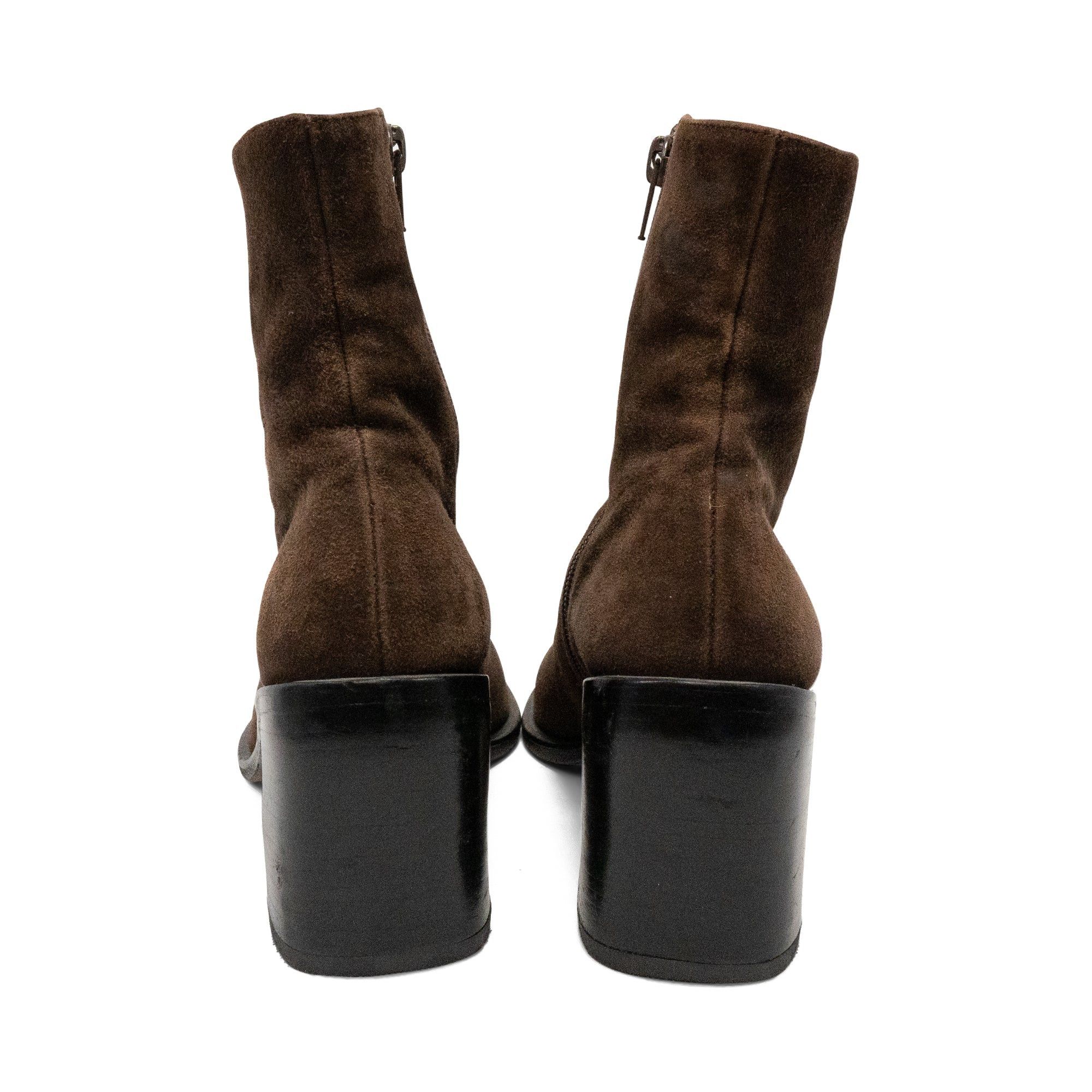 Ann Demeulemeester Ann Demeulemeester Suede Ankle Boots Size US 5 / IT 35 - 4 Thumbnail