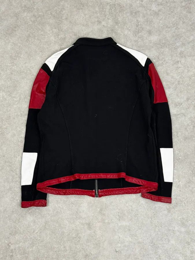 Dirk Bikkembergs 2000s Dirk Bikkembergs Mondrian Leather Color-Block Biker Leather Jacket Size US M / EU 48-50 / 2 - 4 Thumbnail