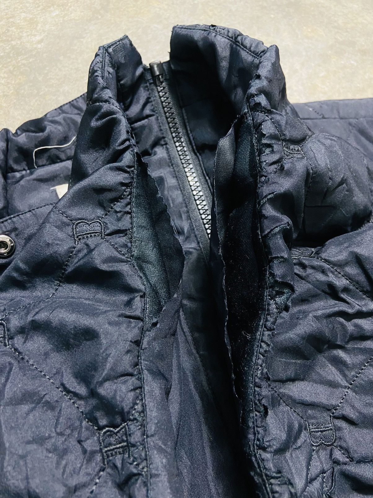Balmain Vintage Balmain Nylon Zipper Distressed Jacket Size US L / EU 52-54 / 3 - 12 Thumbnail