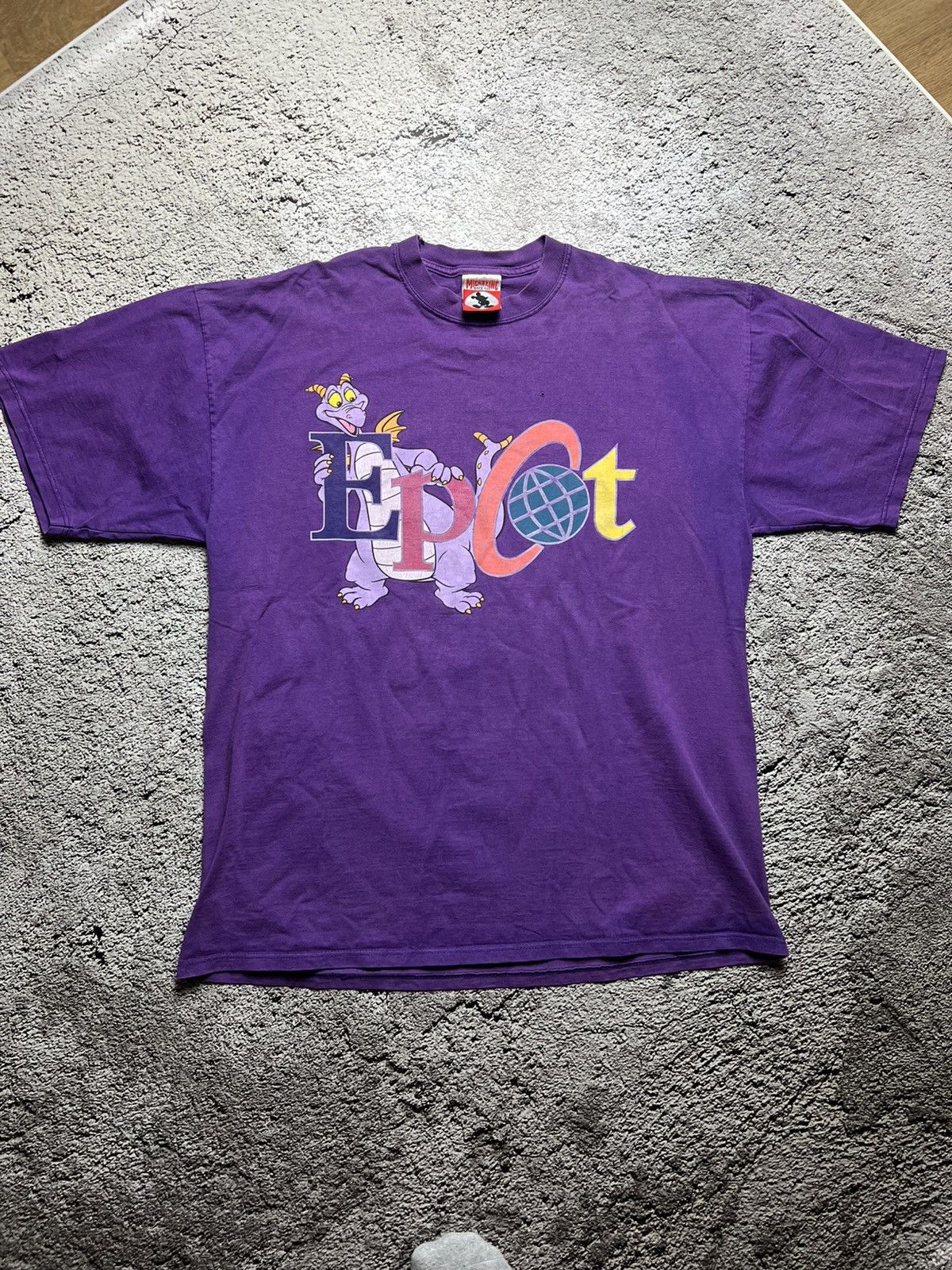 Mickey Inc VTG 90’s Mickey Inc. Disney Figment Epcot Ride Promo Shirt Size US XL / EU 56 / 4 - 1 Thumbnail