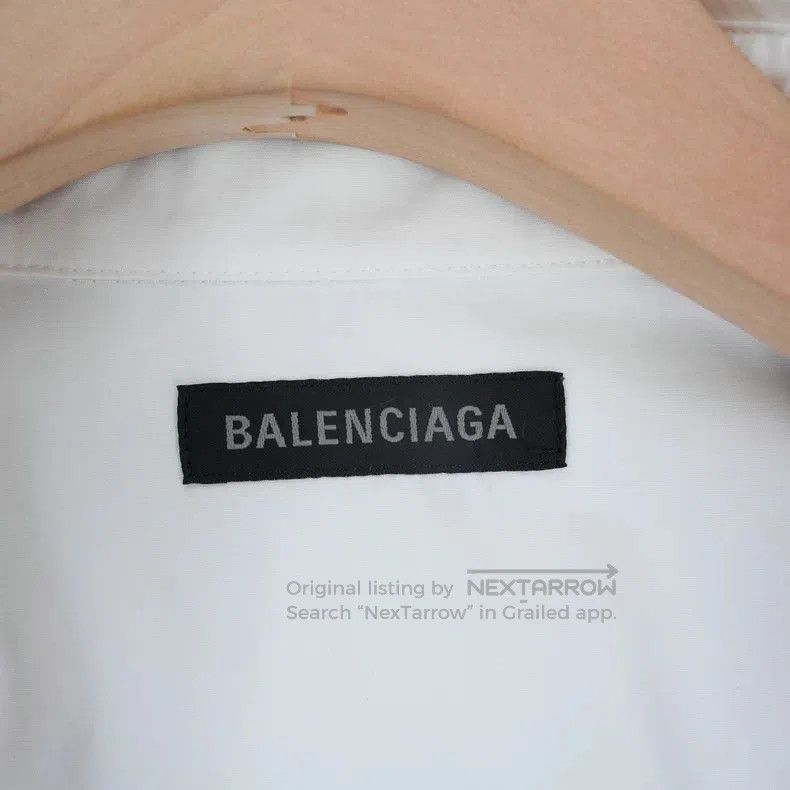 Balenciaga Balenciaga White Ink Letter Shirt. Size US M / EU 48-50 / 2 - 5 Thumbnail