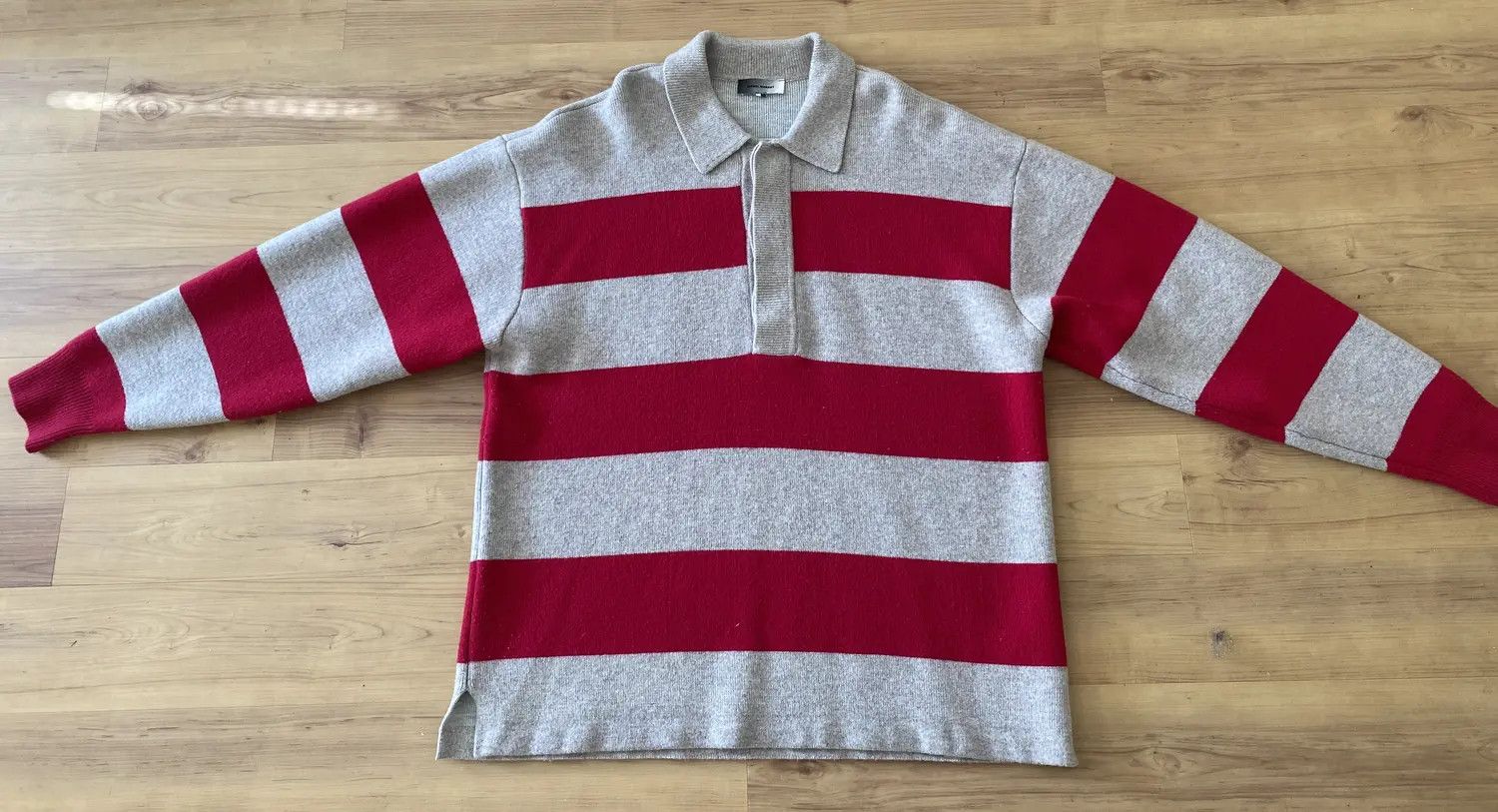 Isabel Marant Isabel Marant Stripe Polo Sweater Size US L / EU 52-54 / 3 - 1 Thumbnail