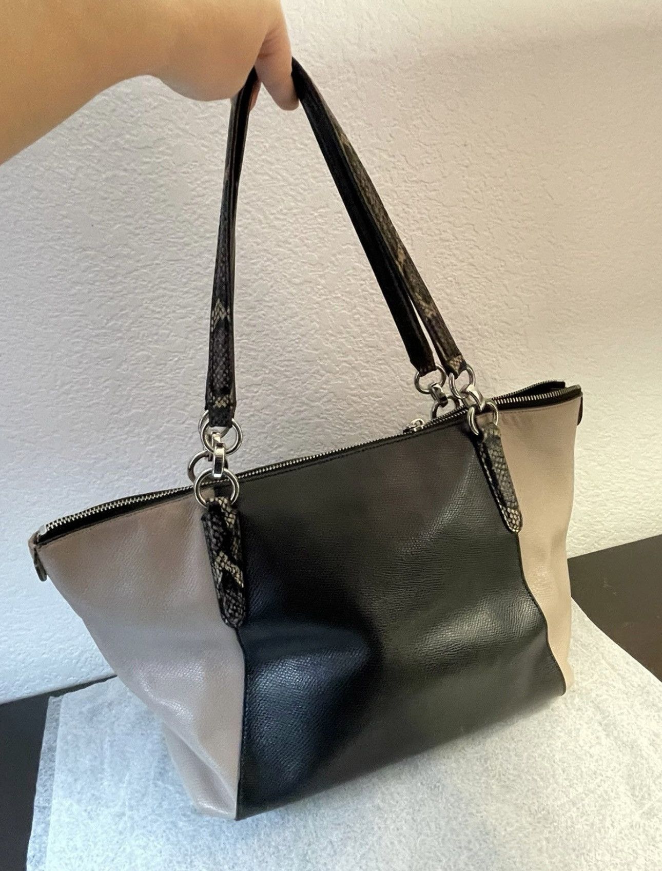 Coach COACH AVA TOTE EXOTIC EMBOSSED LEATHER SATCHEL SHOULDER BAG Size ONE SIZE - 3 Thumbnail