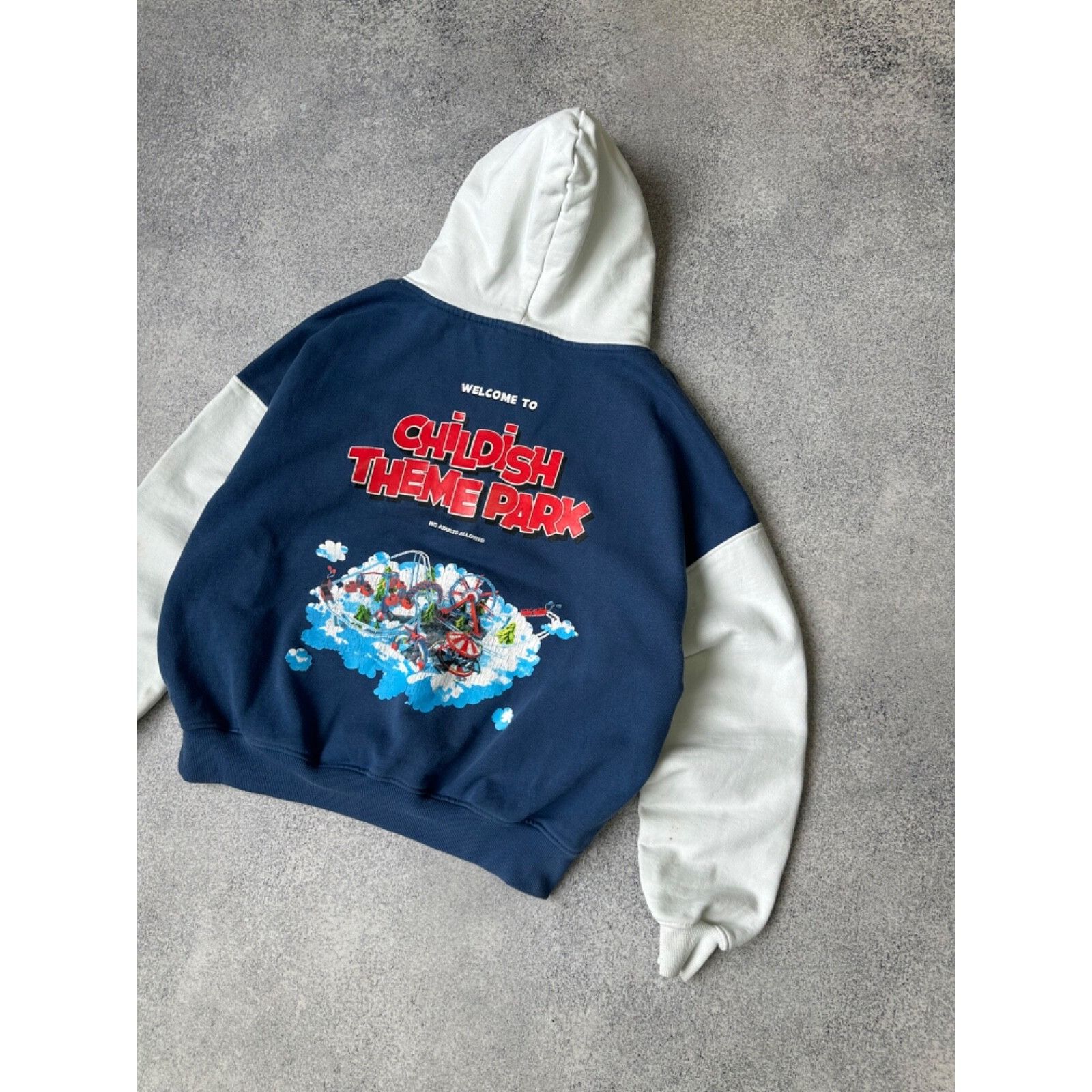 Vintage VTG Childish Theme Park Baggy Heavy Hoodie Size US XS / EU 42 / 0 - 3 Thumbnail