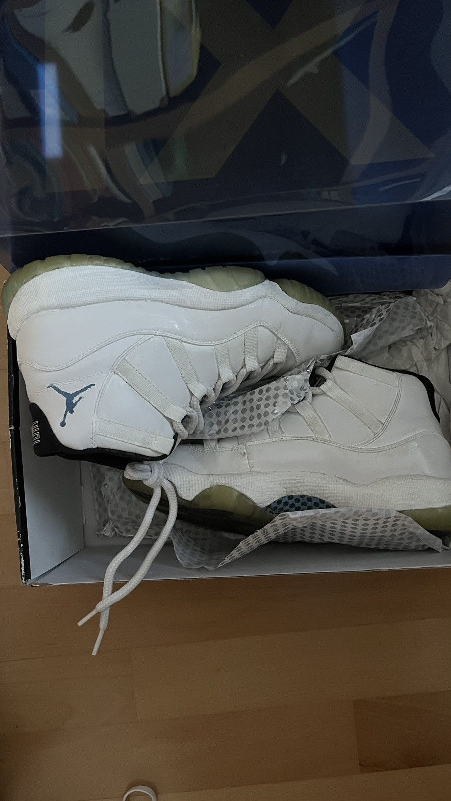 Jordan Brand Nike Air Jordan 11 Legend Blue Colombia Size US 8.5 / EU 41-42 - 2 Thumbnail