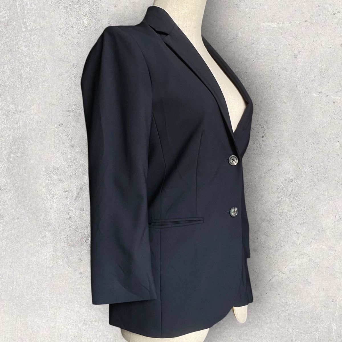 The Row The Row Dark Navy Stretch Wool Blazer Size M / US 6-8 / IT 42-44 - 4 Thumbnail