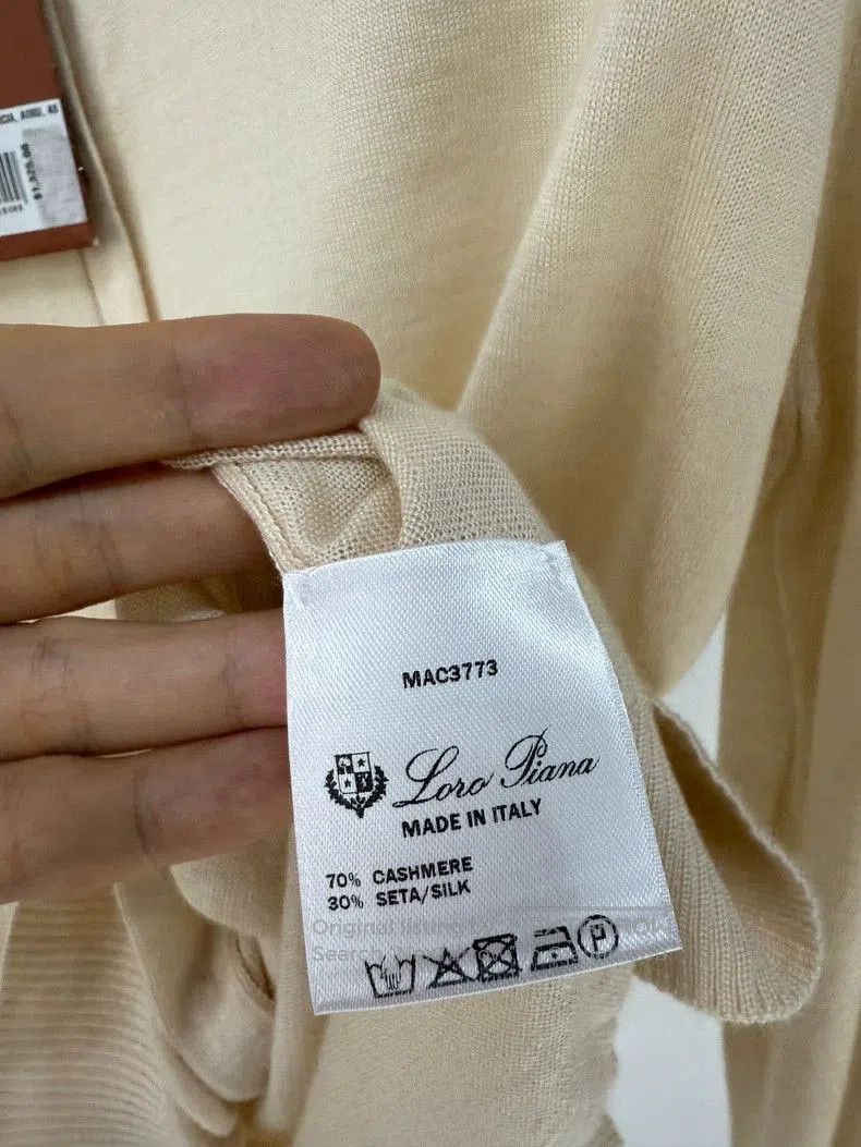Loro Piana Loro Piana Silk Cashmere Thin Cardigan. Size US M / EU 48-50 / 2 - 5 Thumbnail