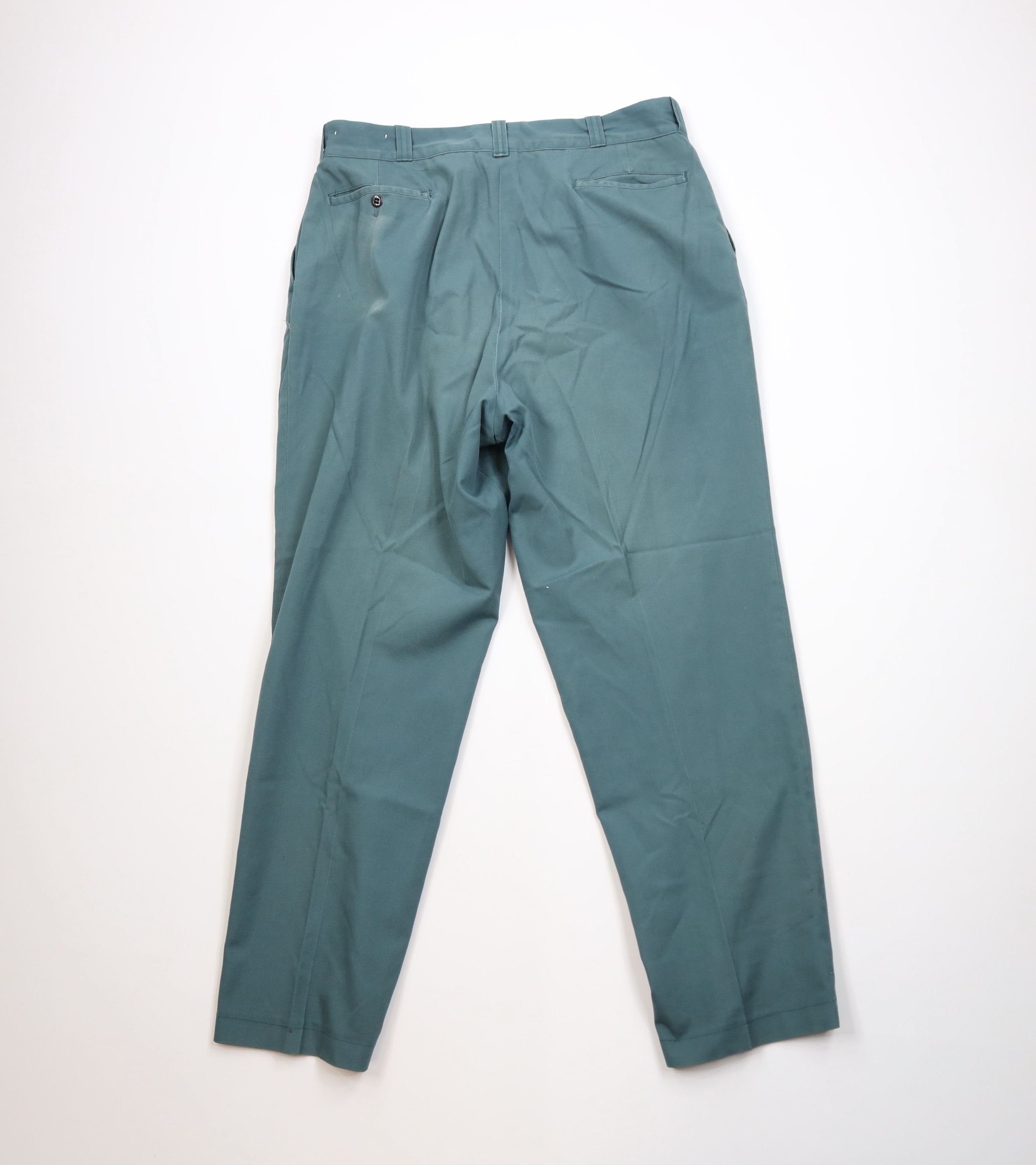 Big Mac Vintage 60s 70s Big Mac Workwear Mechanic Pants Green USA Size US 36 / EU 52 - 11 Thumbnail