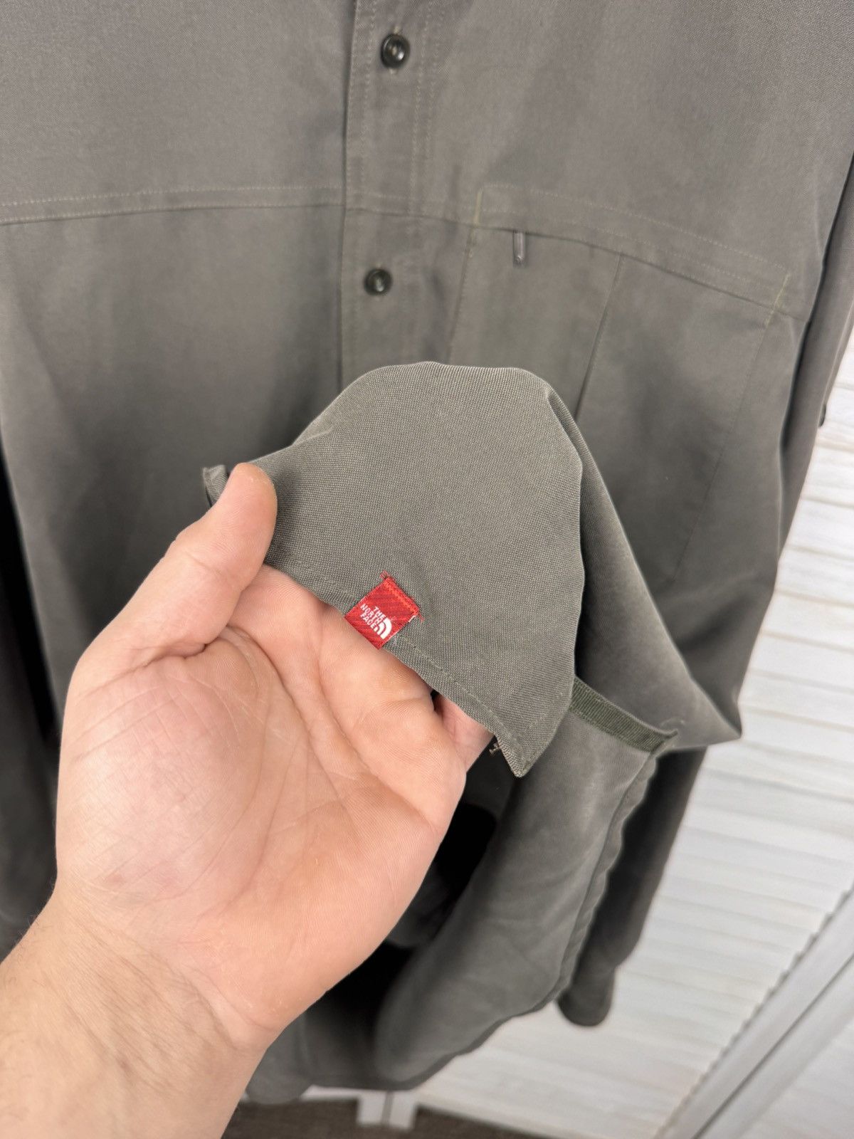 The North Face The North Face Men's XL Olive Woven Shirt Long Sleeve Solid Size US XL / EU 56 / 4 - 9 Thumbnail