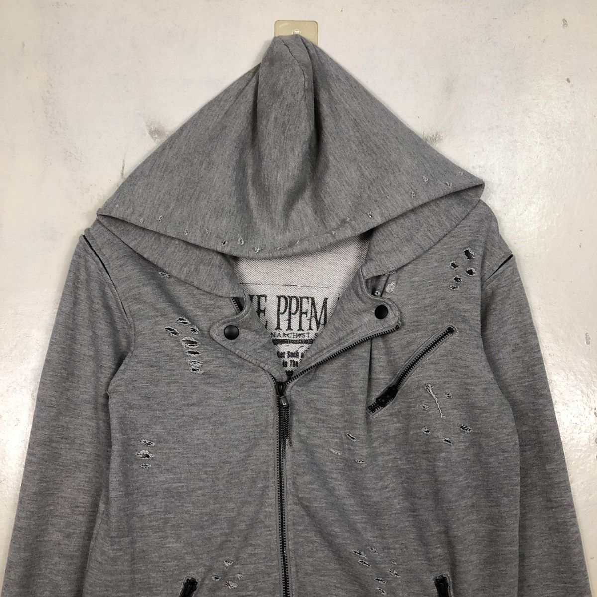 PPFM 📌Cropped Biker Jacket Double Collar PPFM Hysteric Glamour Size US M / EU 48-50 / 2 - 5 Thumbnail